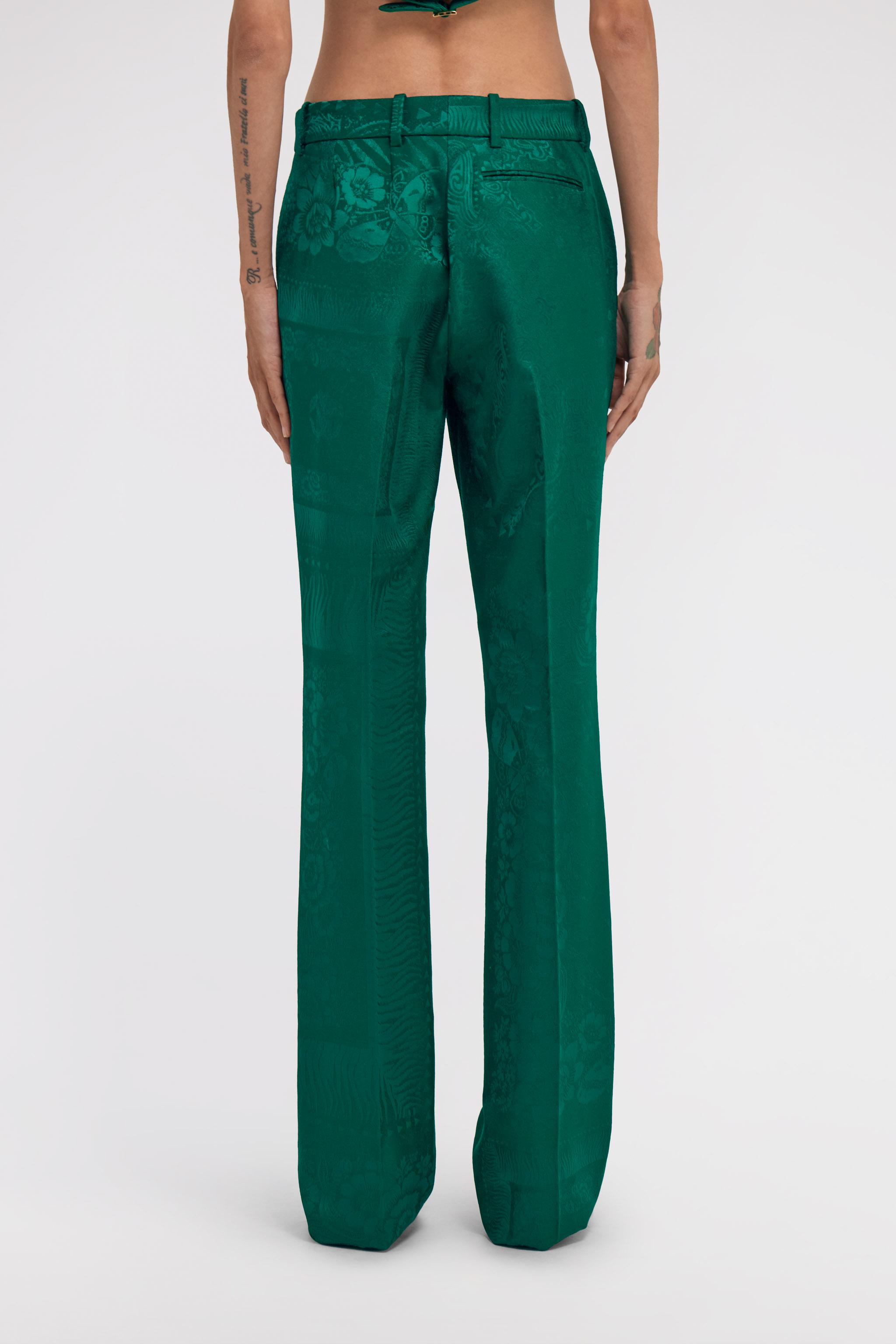 パンツ Roberto Cavalli MORAY EEL PRINT PANTS (QKT210_SZF4905558) High-waisted tiger-print trousers in Light Brown for Women