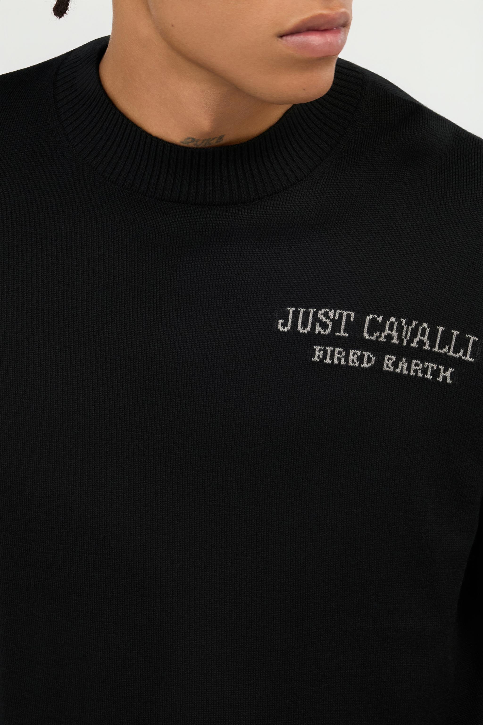 Maglioni girocollo Roberto Cavalli da uomo Sconto online fino al