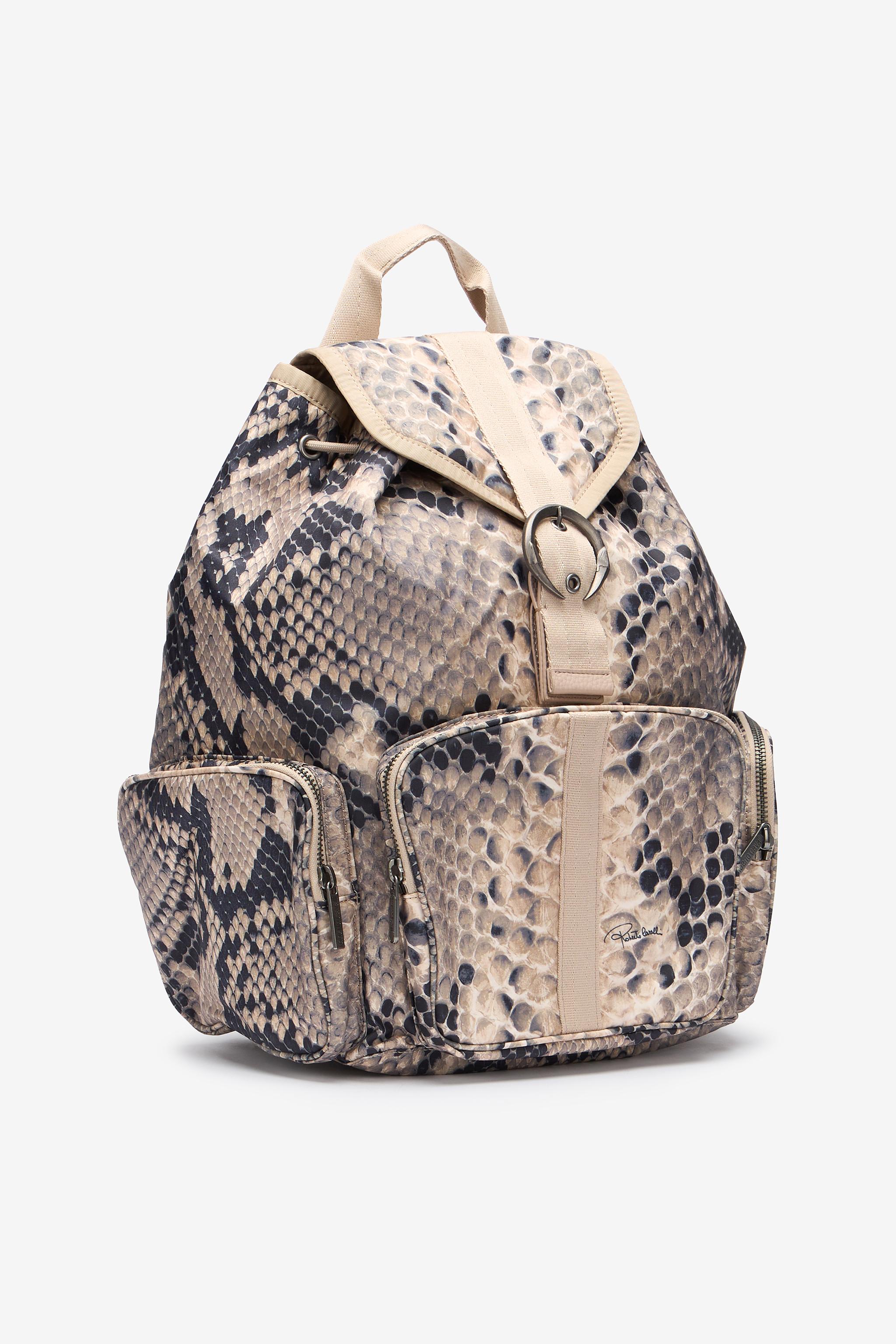 Roberto Cavalli Napoli Python Backpack in Gray | Lyst display picture 2