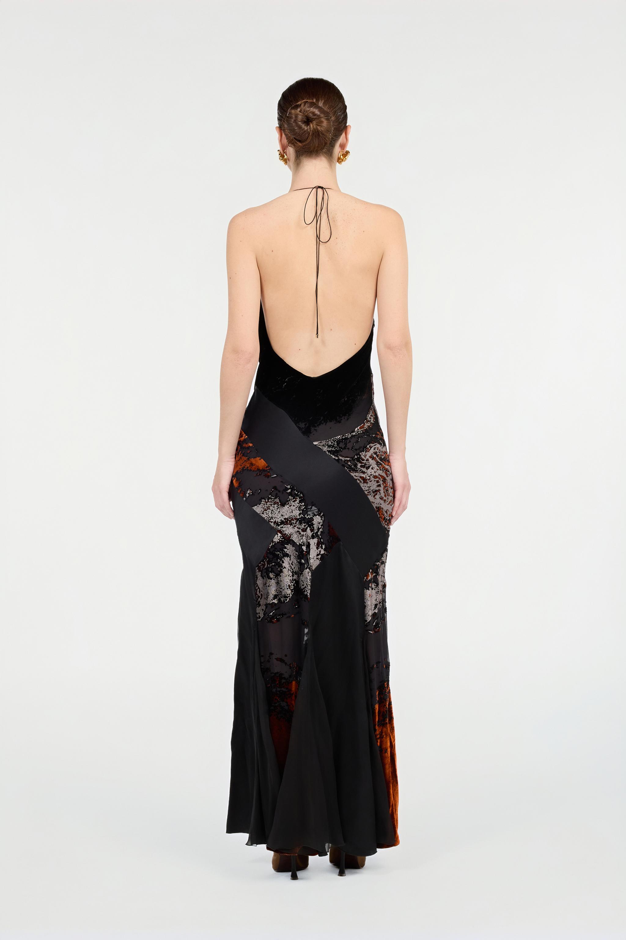 chinese dress ladies Sexiest 2003 Roberto Cavalli Laced Back Corset Leopard Print Silk Chif –  Shrimpton Couture main image 1