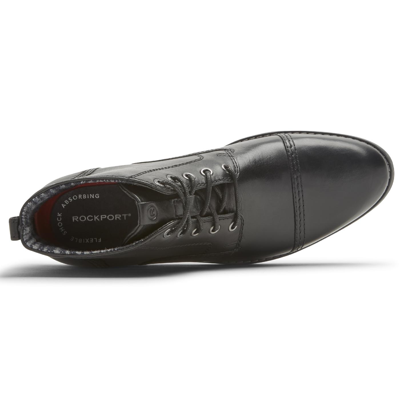 rockport cap toe boot