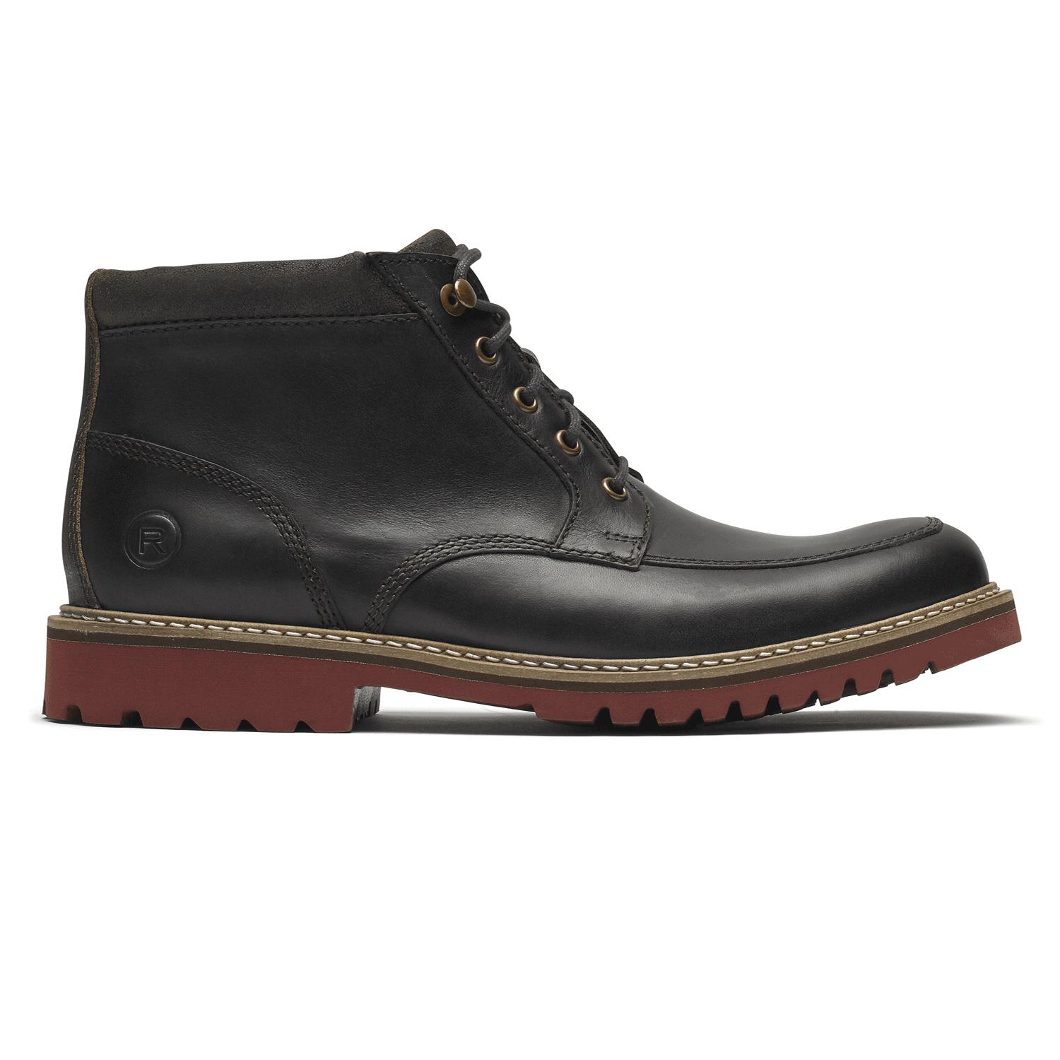 rockport men's marshall rugged moc toe ankle boot