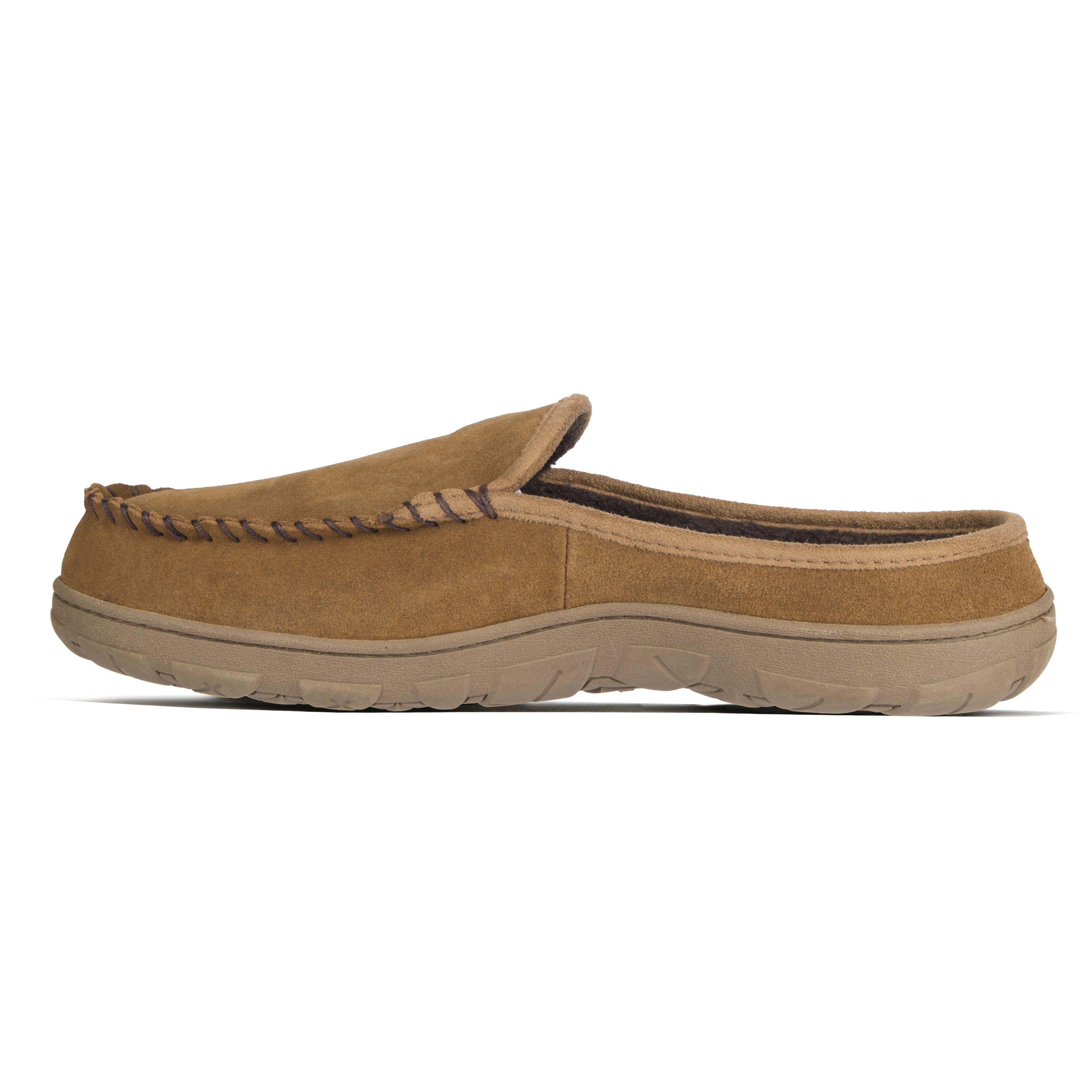 rockport suede clog slippers