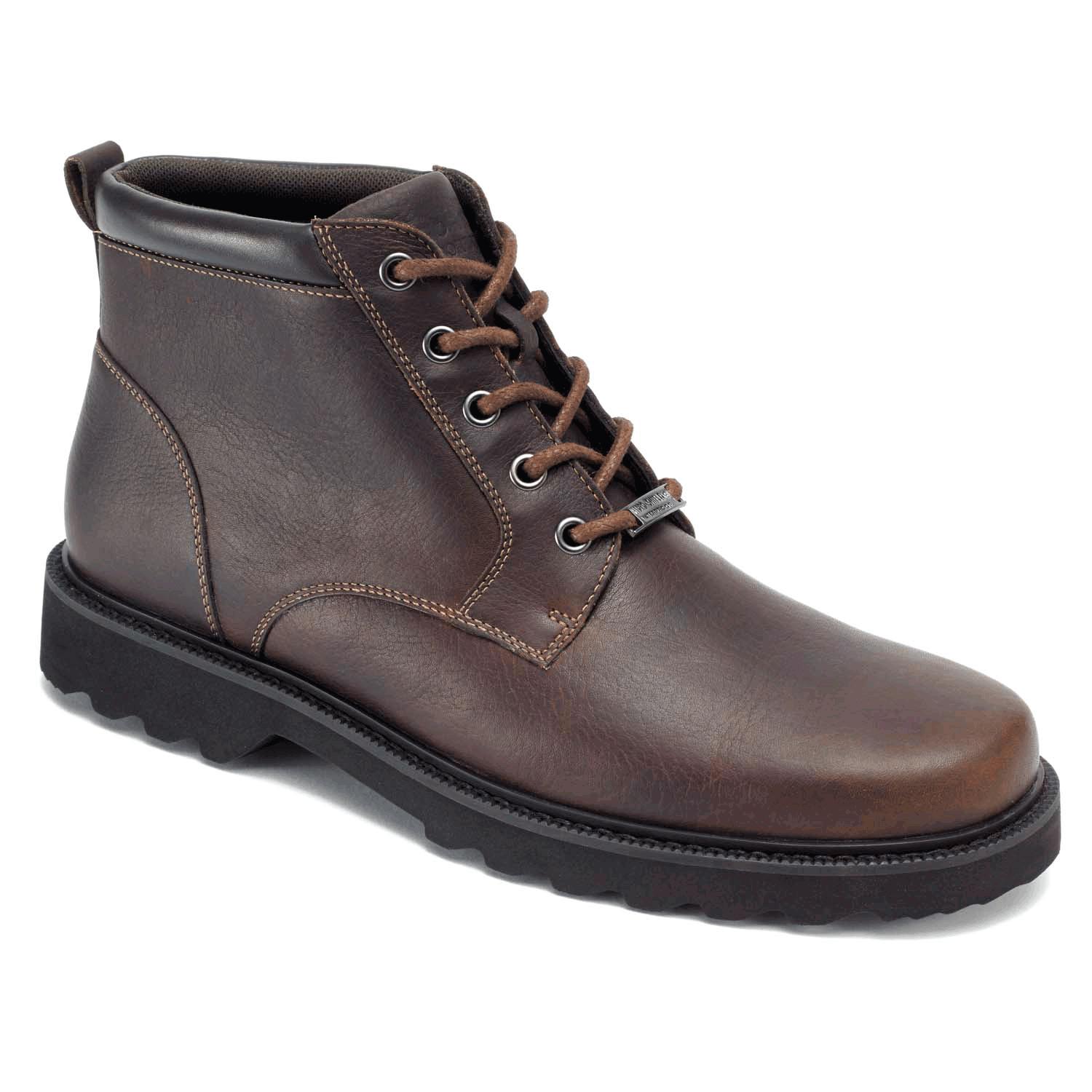 rockport men's northfield wp plain toe chukka boot