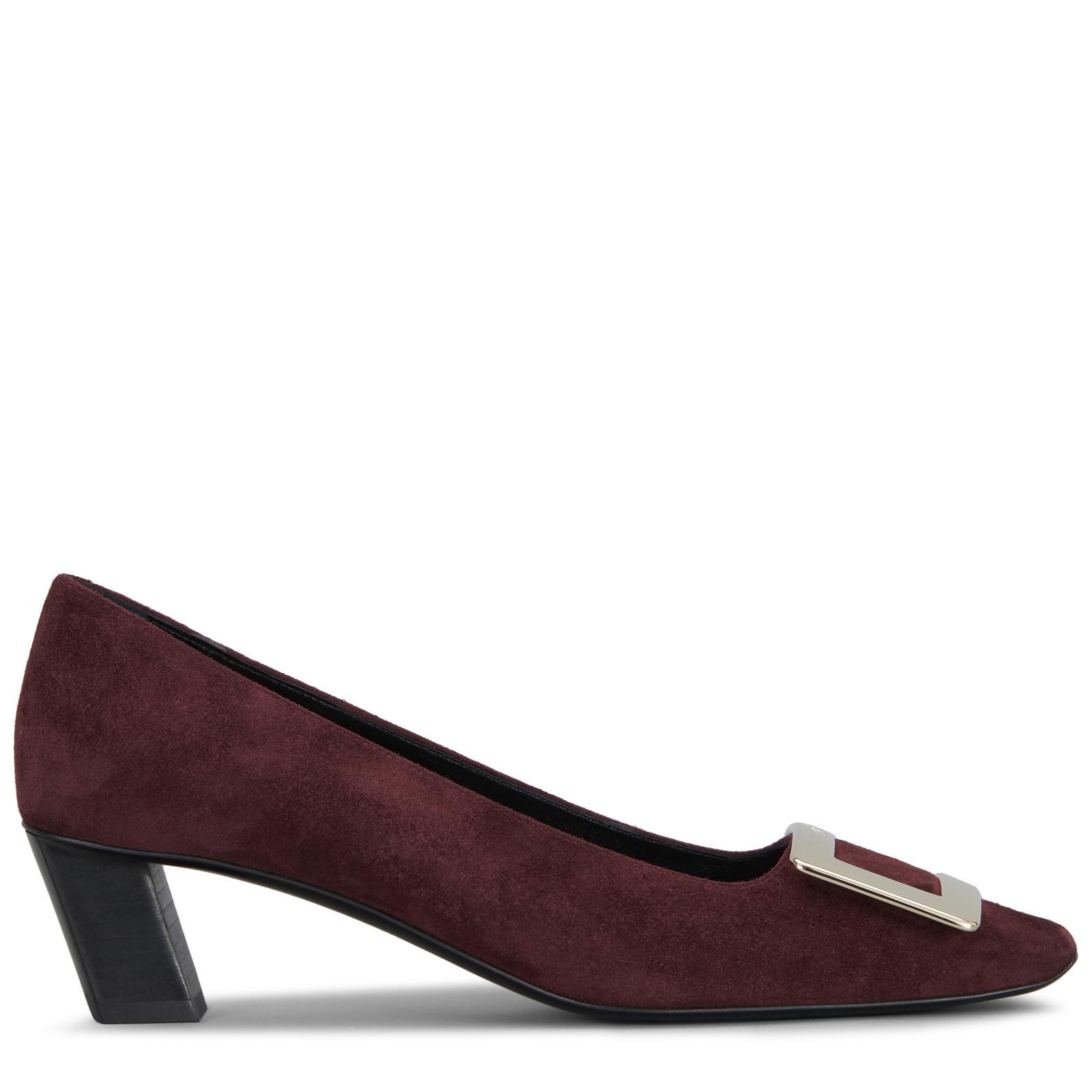 Roger Vivier Suede Belle Vivier Pumps - Lyst