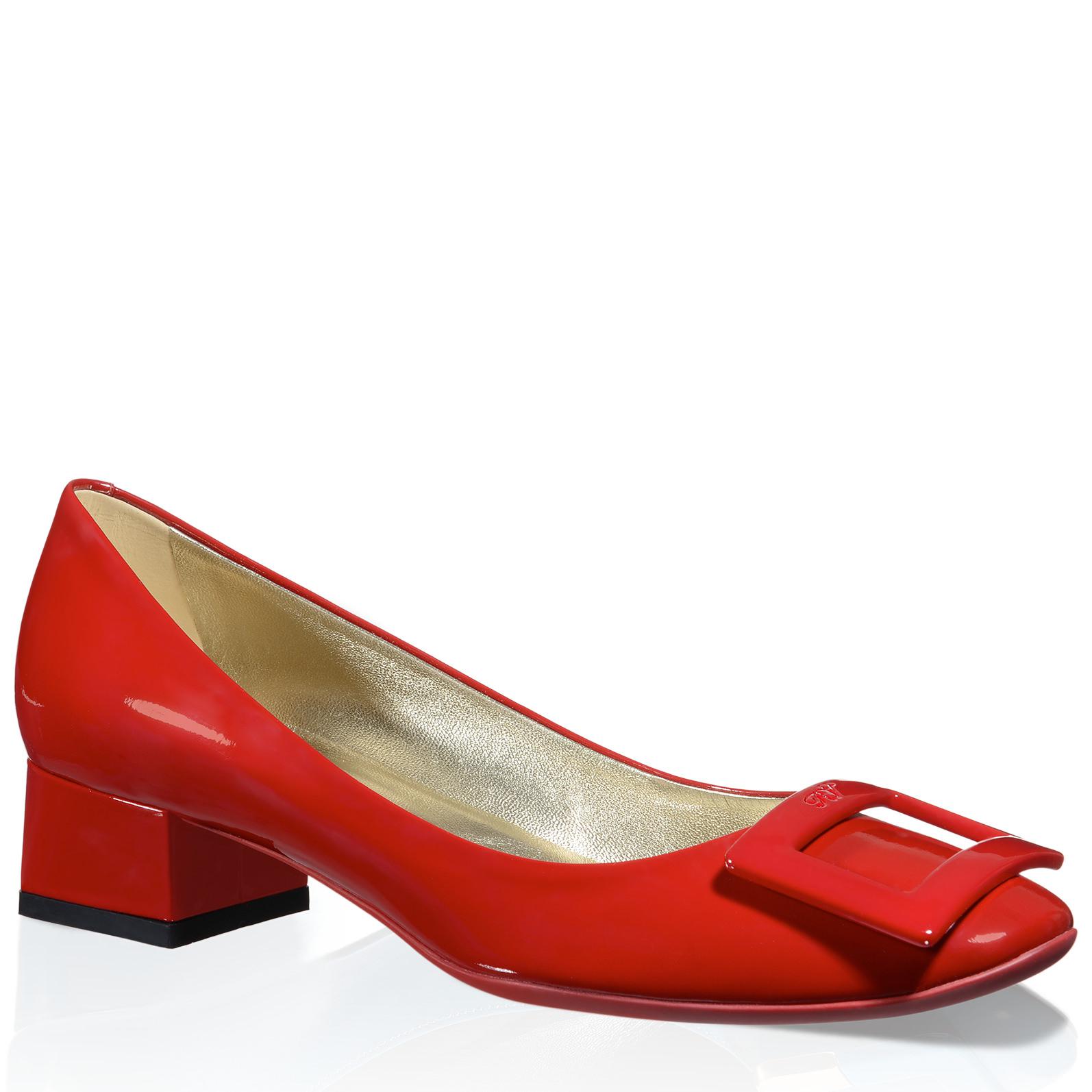 roger vivier belle de nuit patent leather pumps