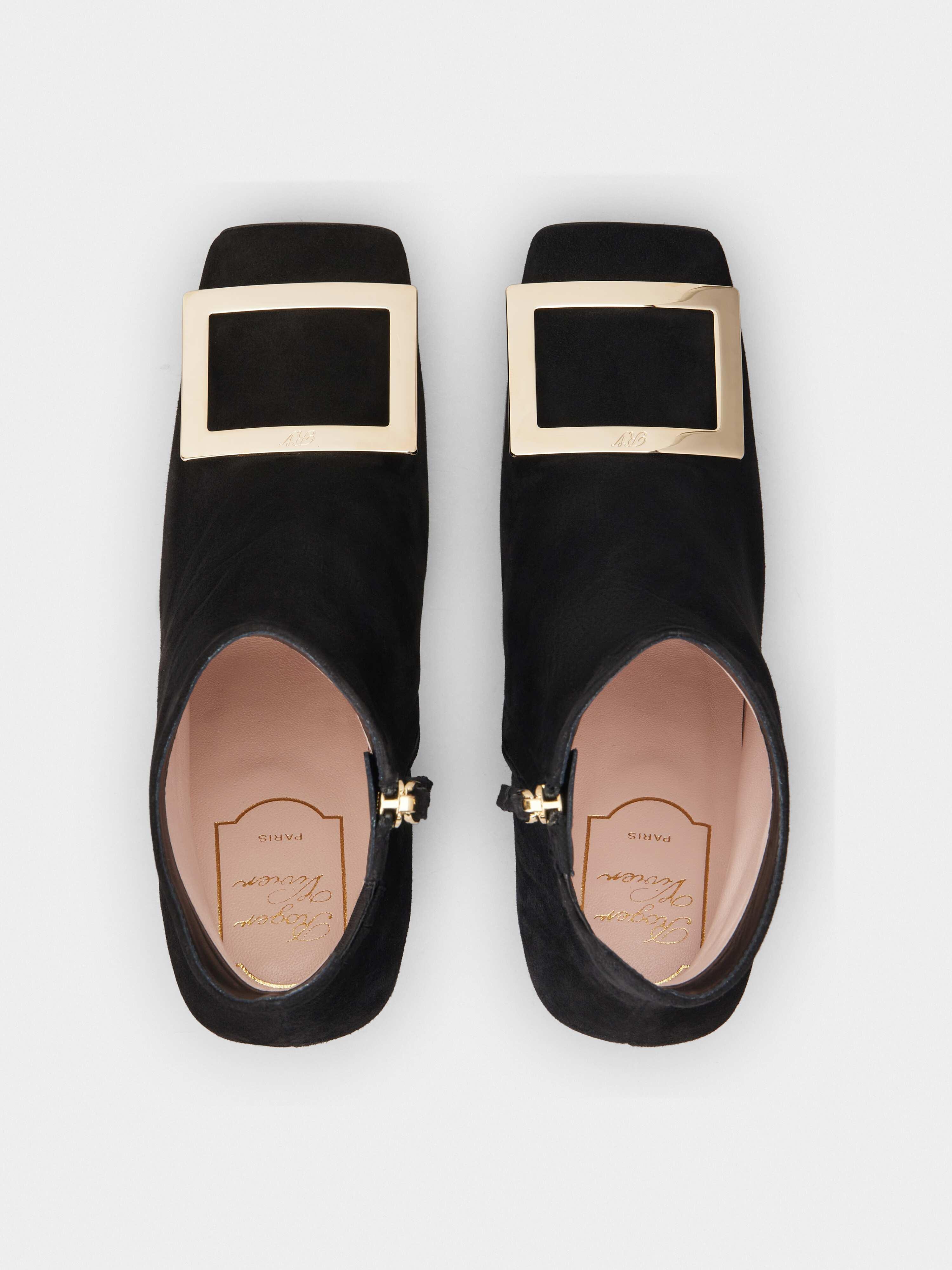 ROGER VIVIER】Viv' Square Metal Buckle Platform Pumps - ouestpark.com