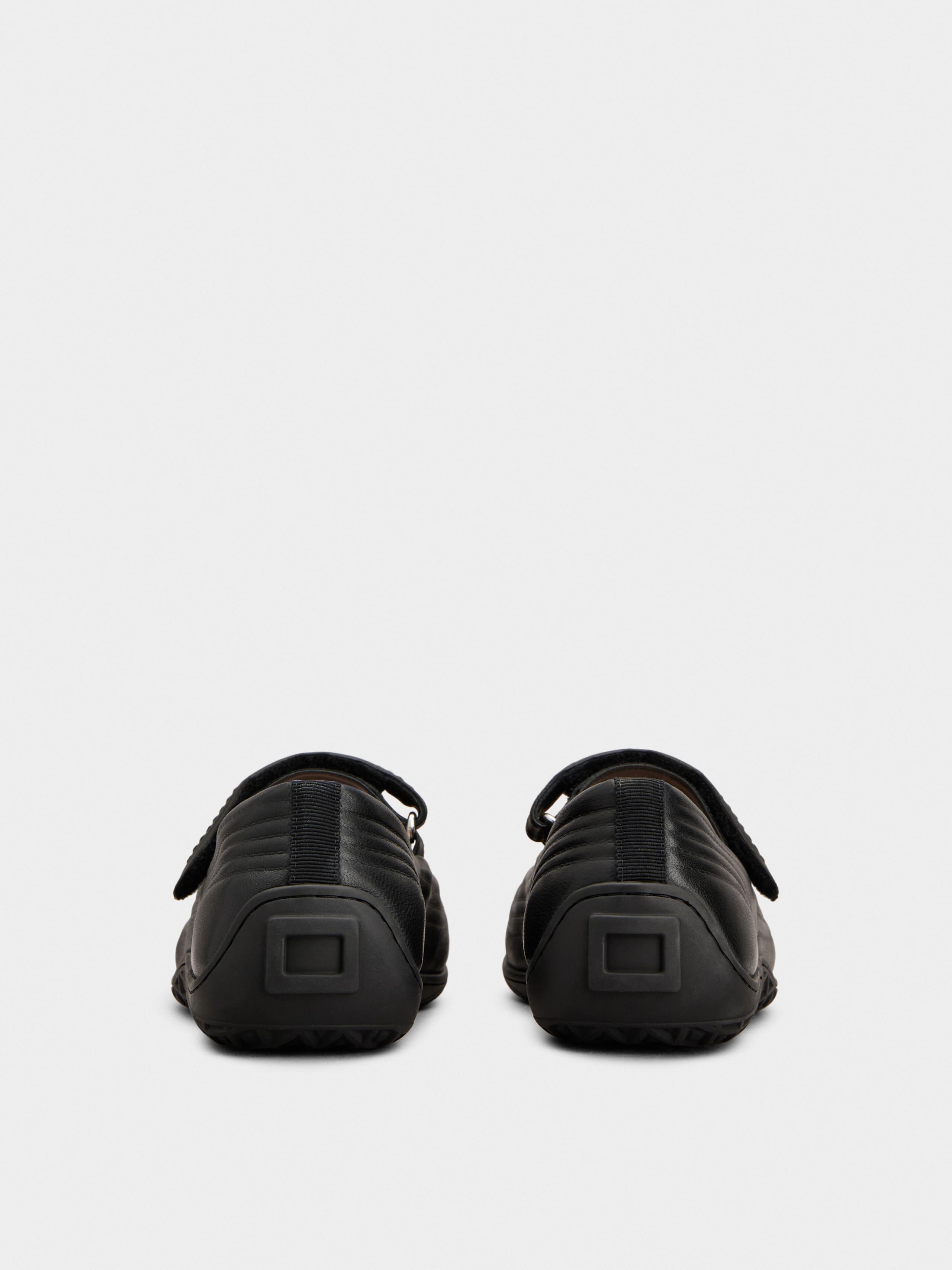 バレエシューズ ROGER VIVIER BLACK NAPPA BALLERINA WITH STRAPS Roger Vivier Ballet flats and ballerina shoes for Women