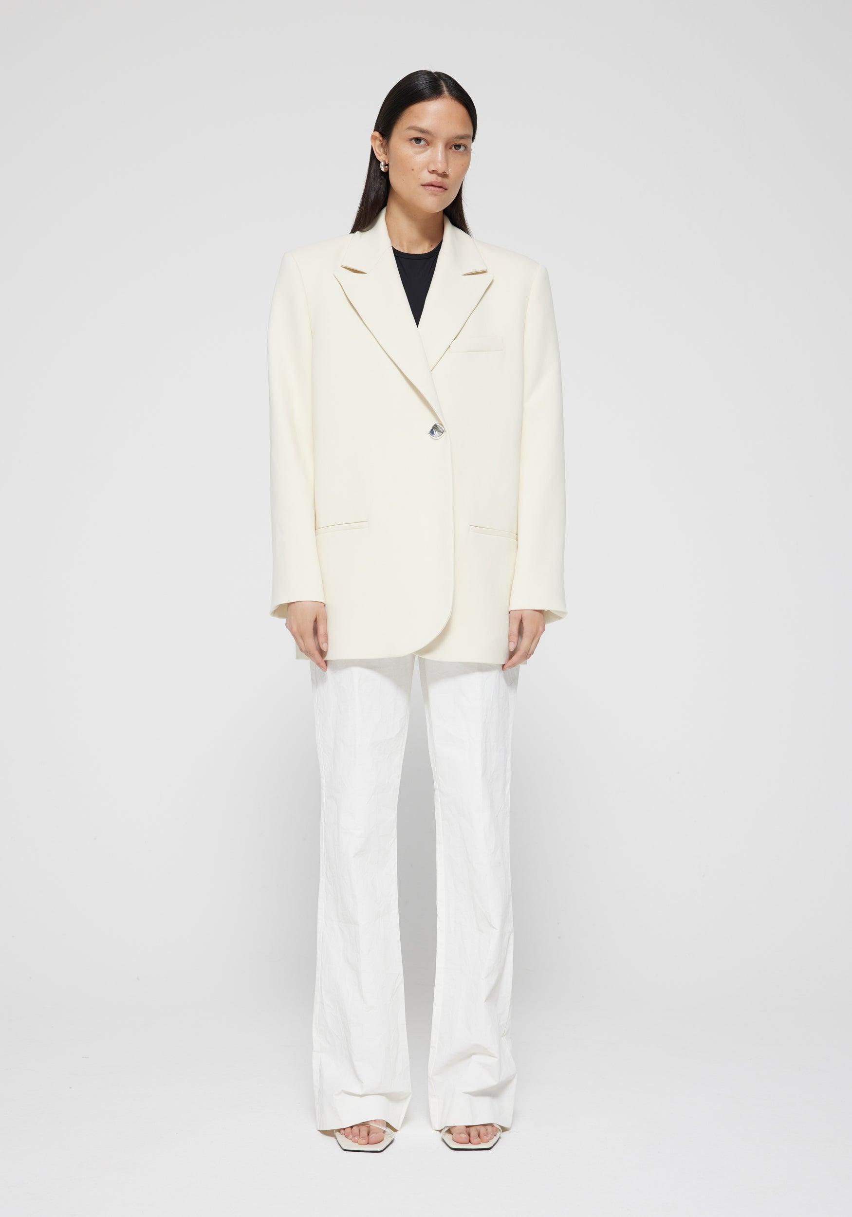 Rohe Oversized Ivory Blazer in White Lyst