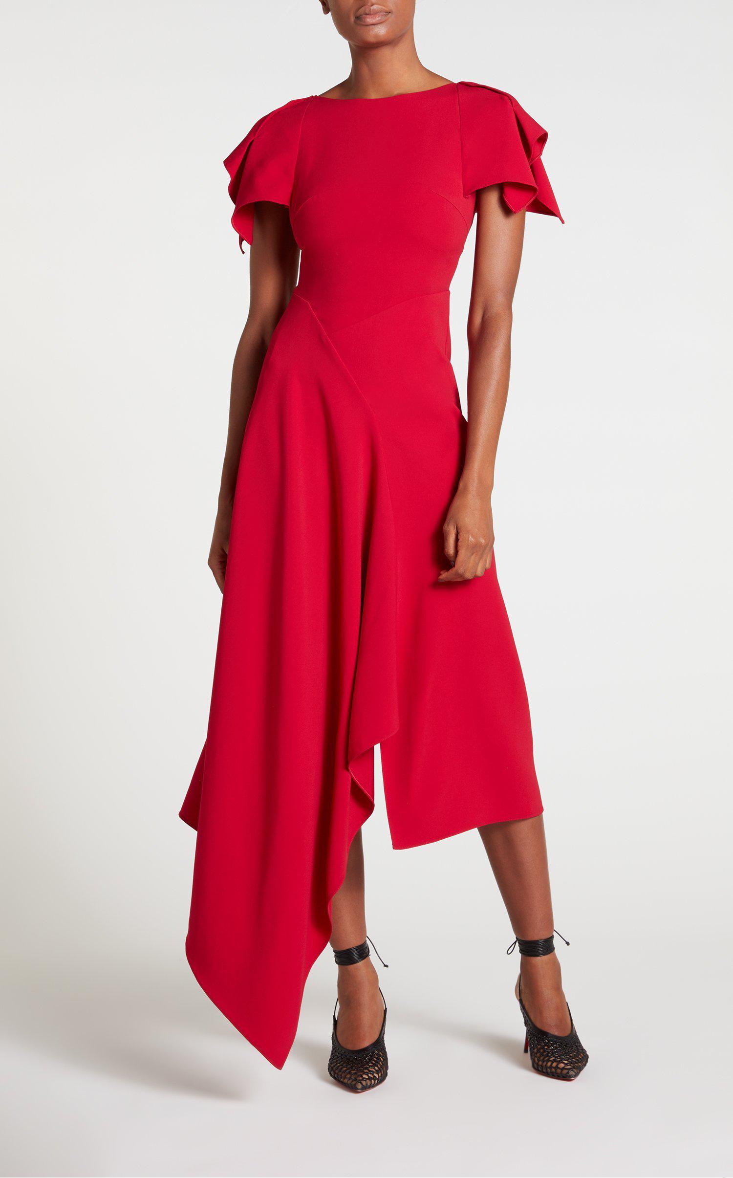 roland mouret red dress