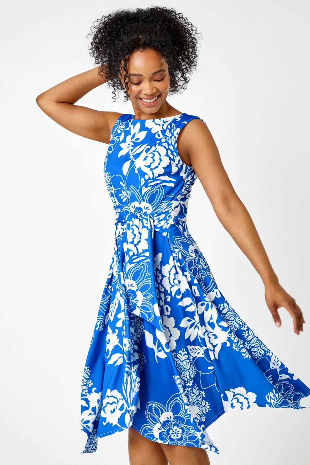 Floral stretch shop dress