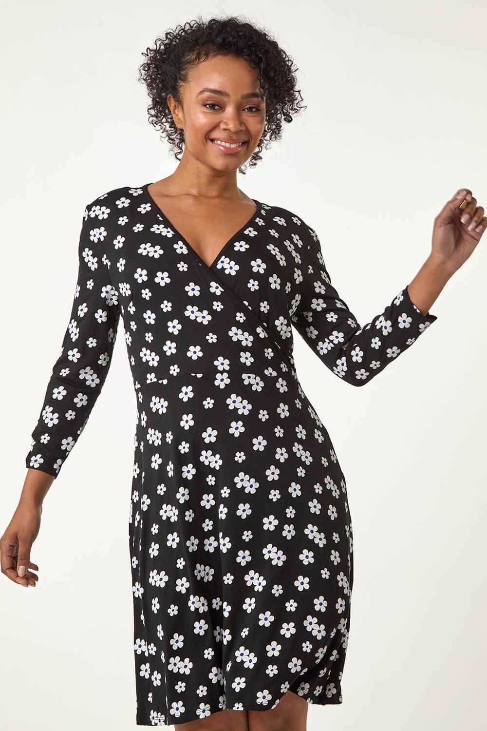 roman originals black and white dresses