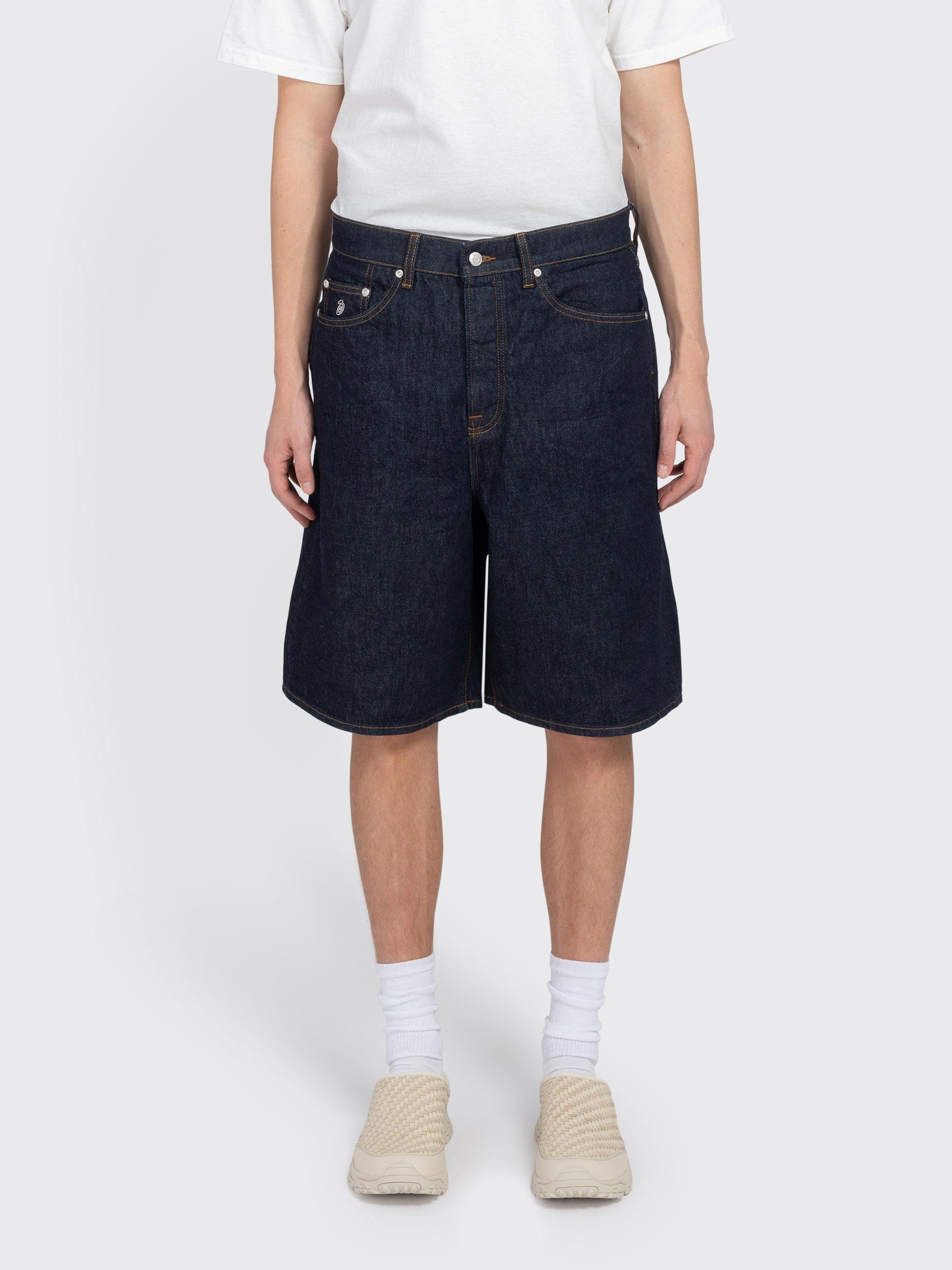 Stussy Big Ol Short Denim in Blue for Men | Lyst