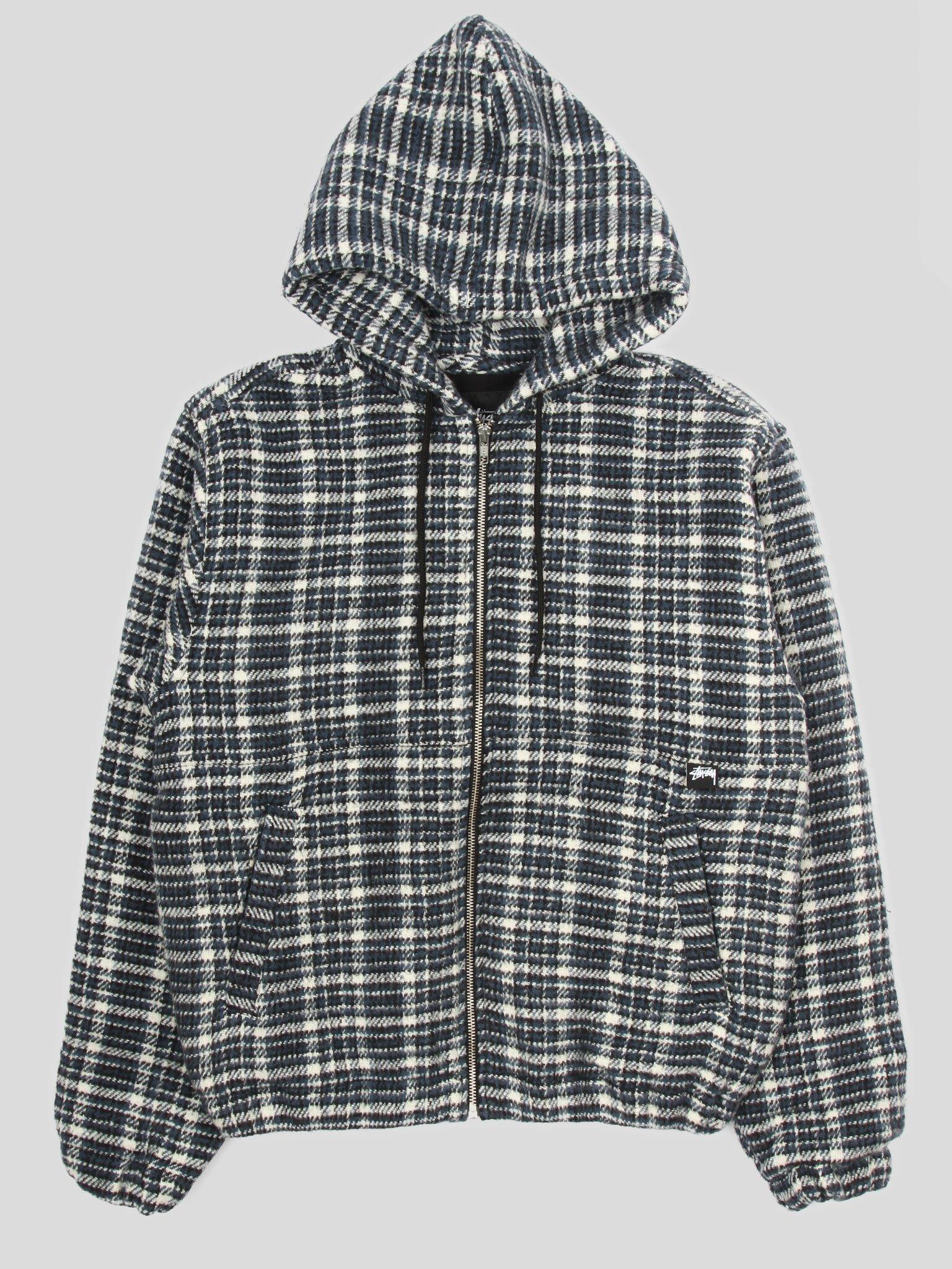 stussy flannel jacket