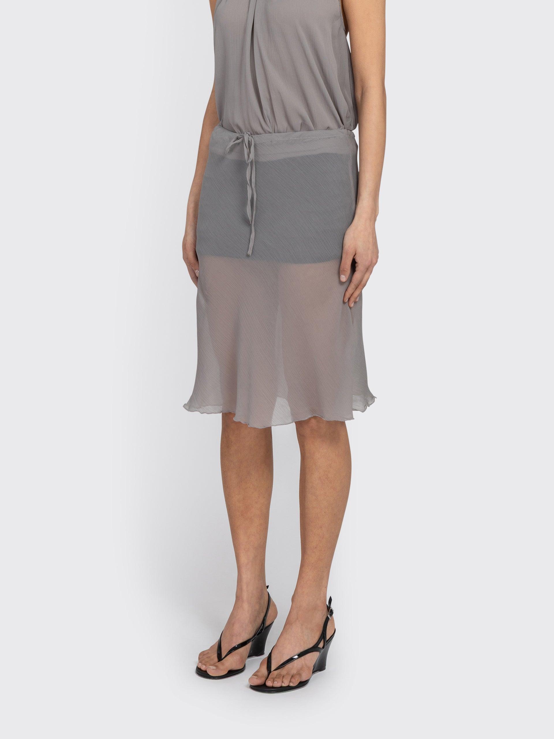 GIMAGUAS Bahia Midi Skirt in Gray | Lyst