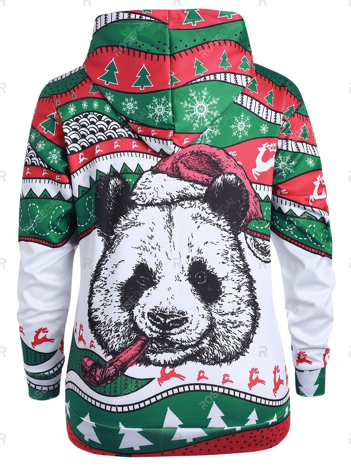plus size panda hoodie