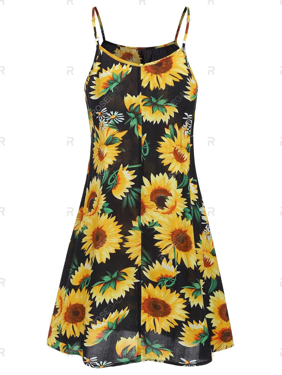 sunflower black dress
