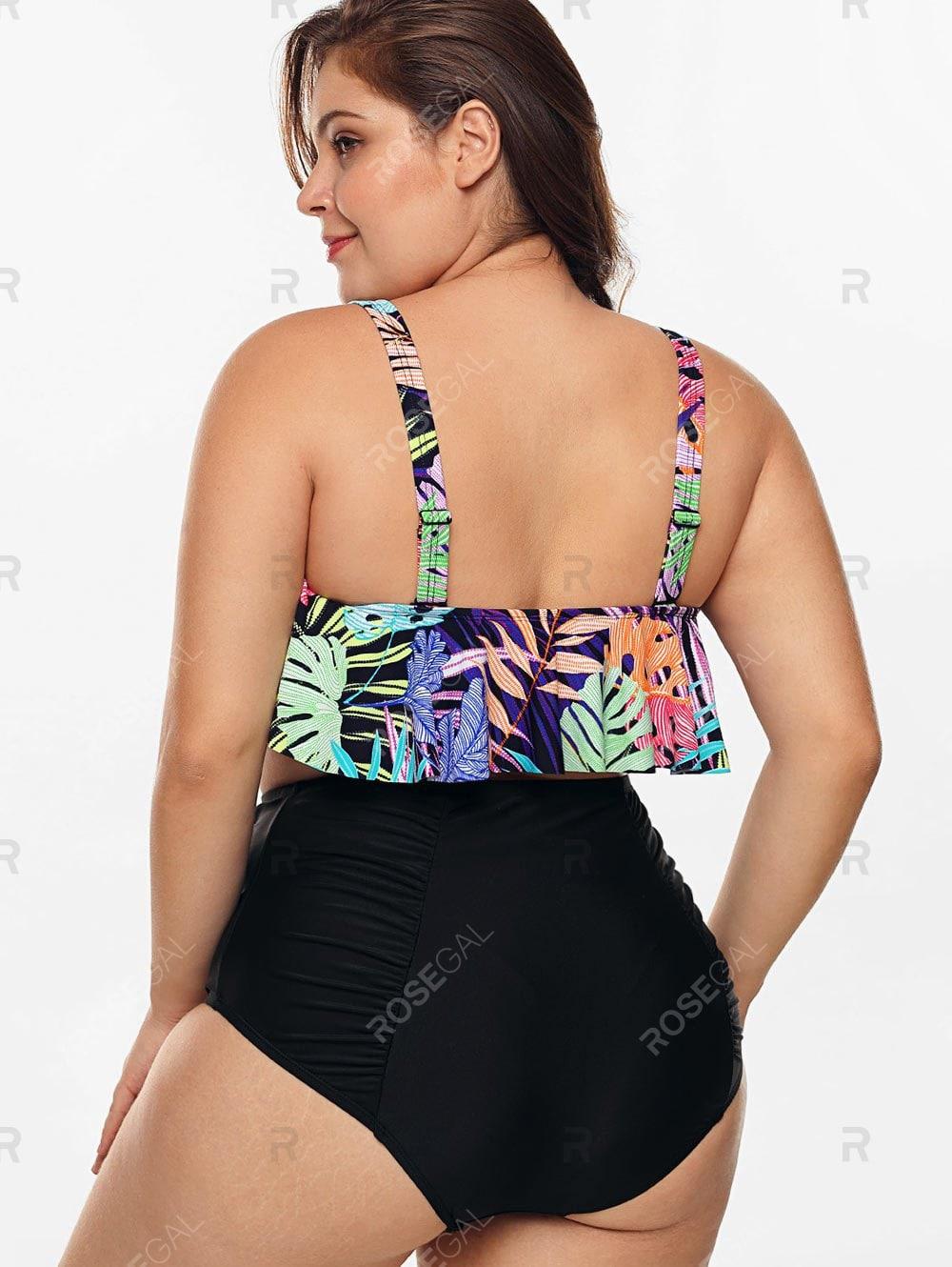 rosegal plus swimwear