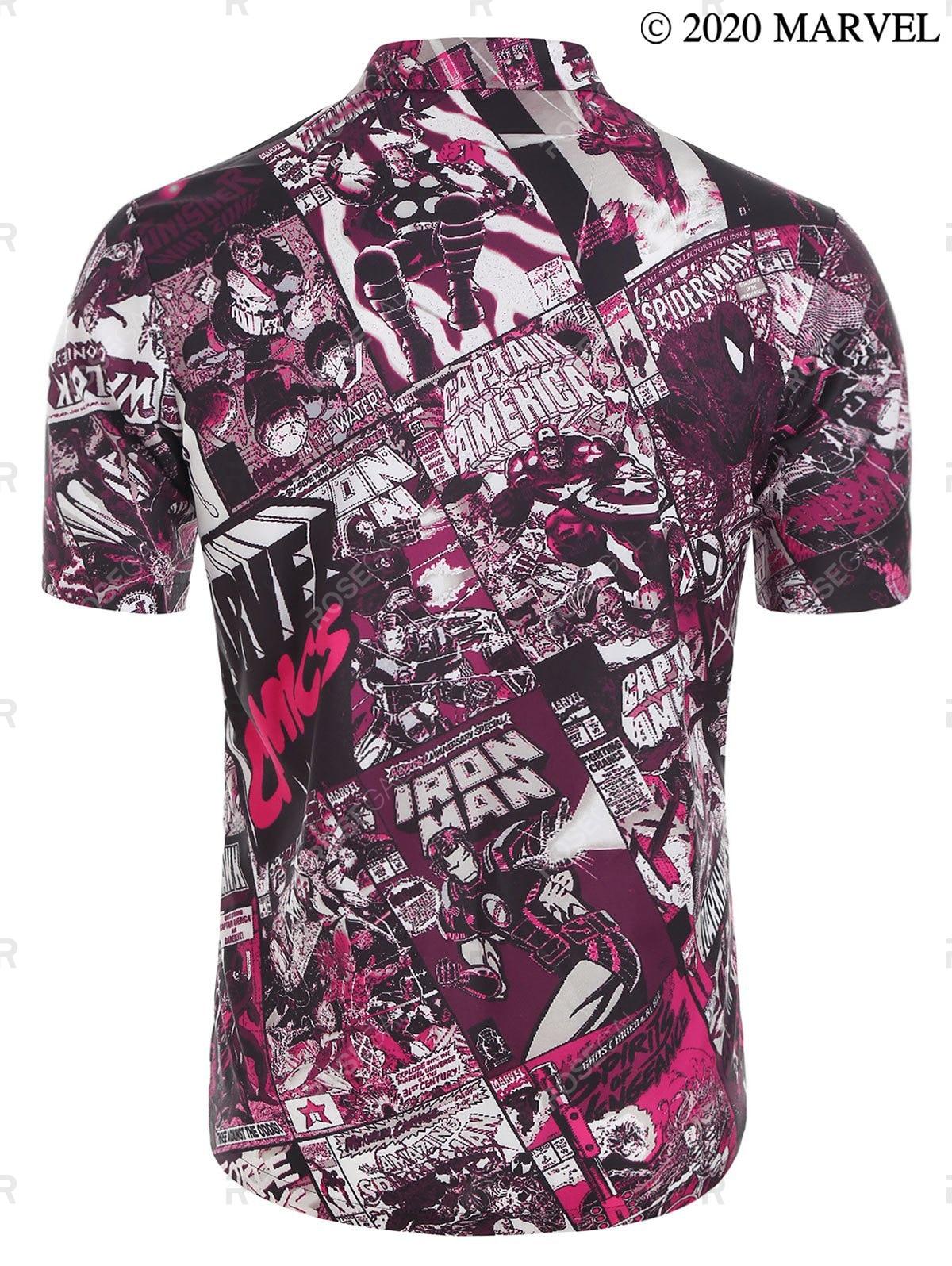 marvel collared shirt