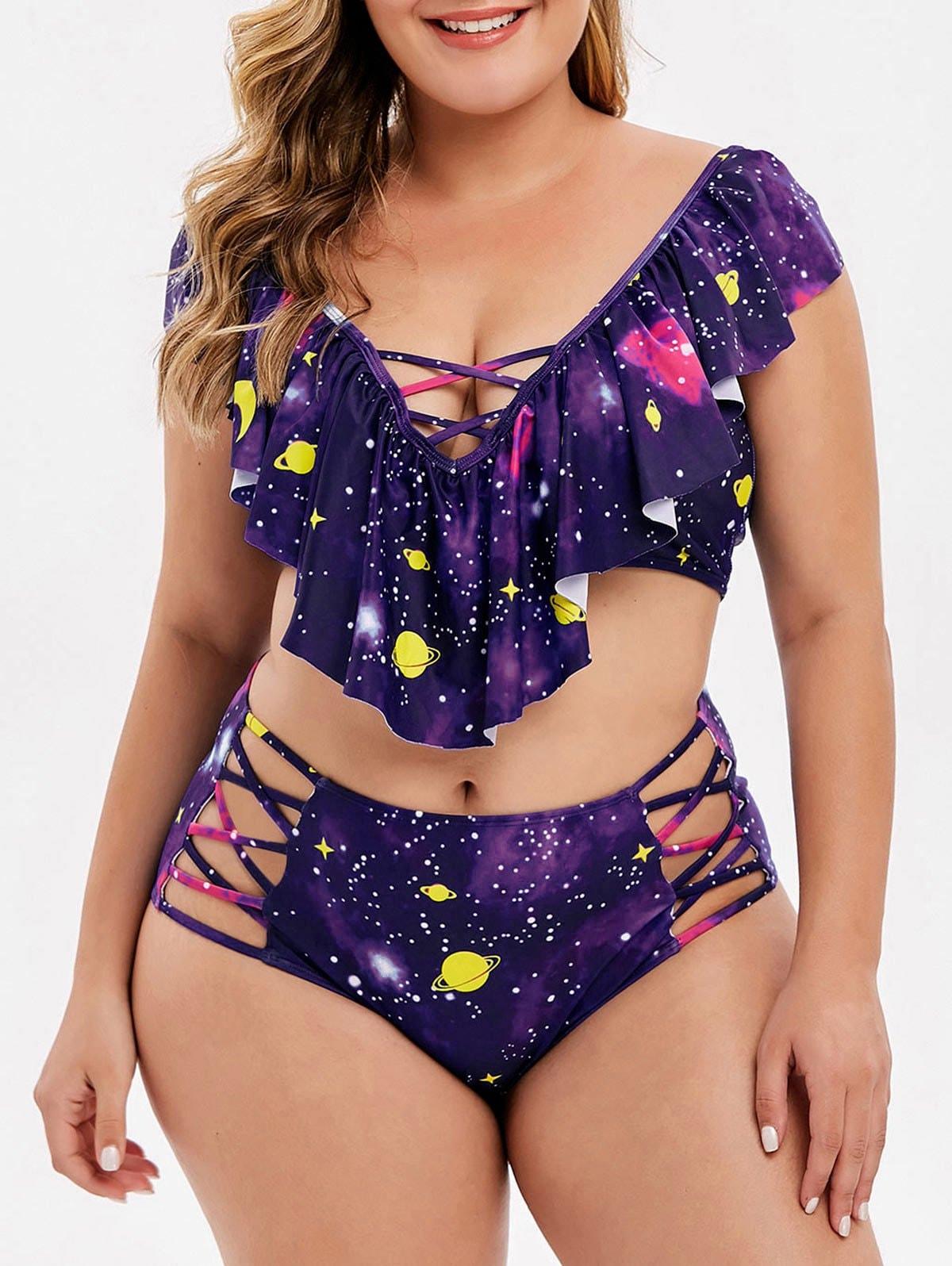 galaxy plus size swimdress