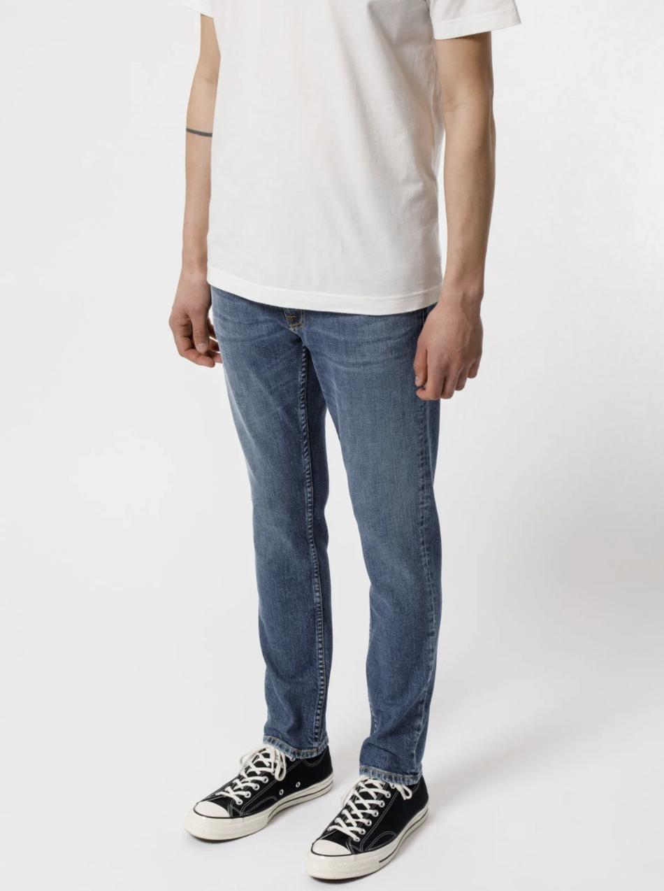 Nudie Jeans Denim Lean Dean Blue Vibes 