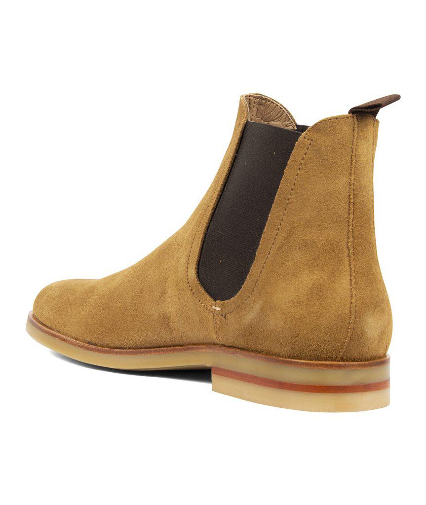 the autumn high chelsea boot in suede