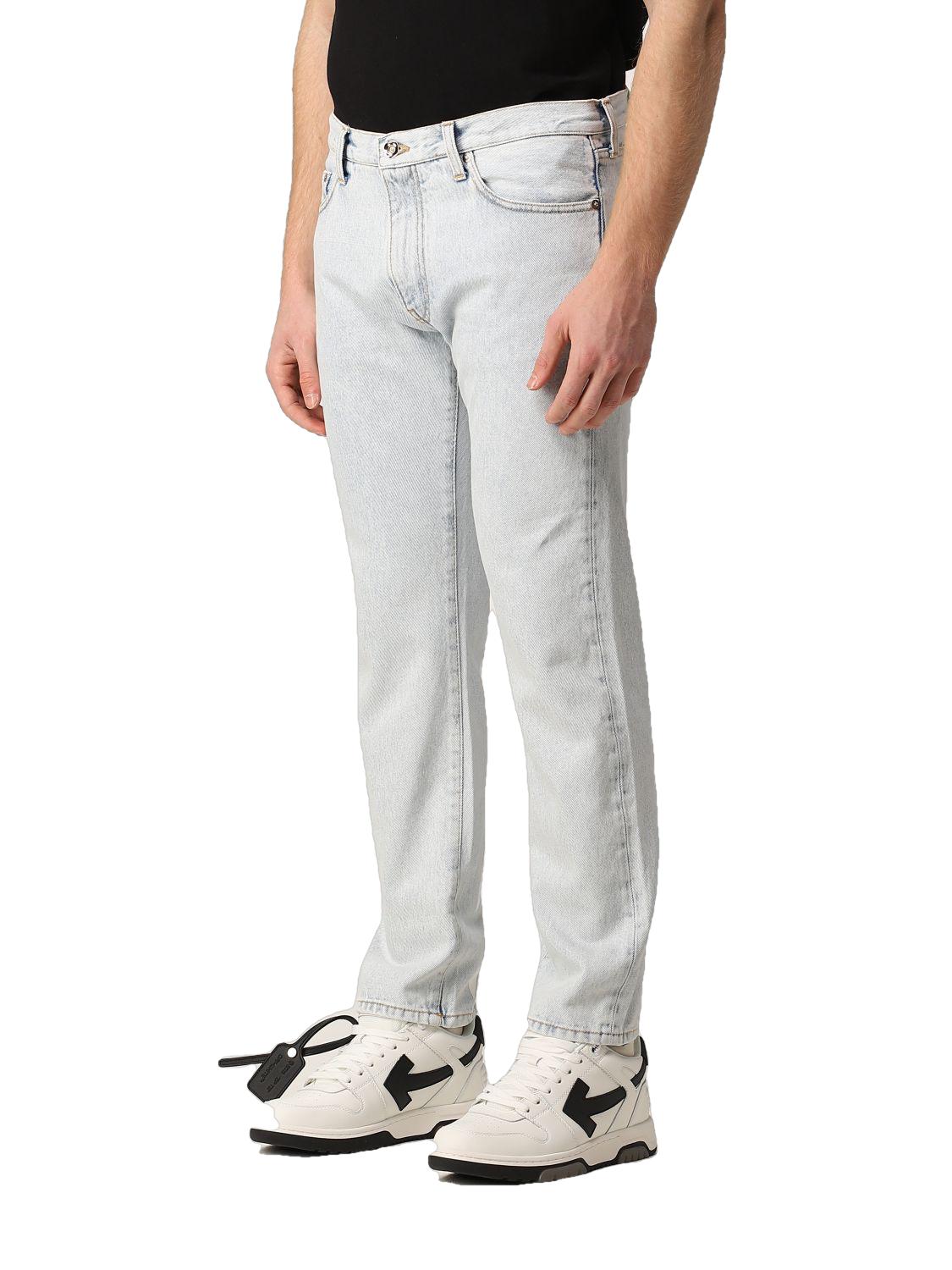 Off-White c/o Virgil Abloh 5-pocket Jeans With Diagonal Striped 