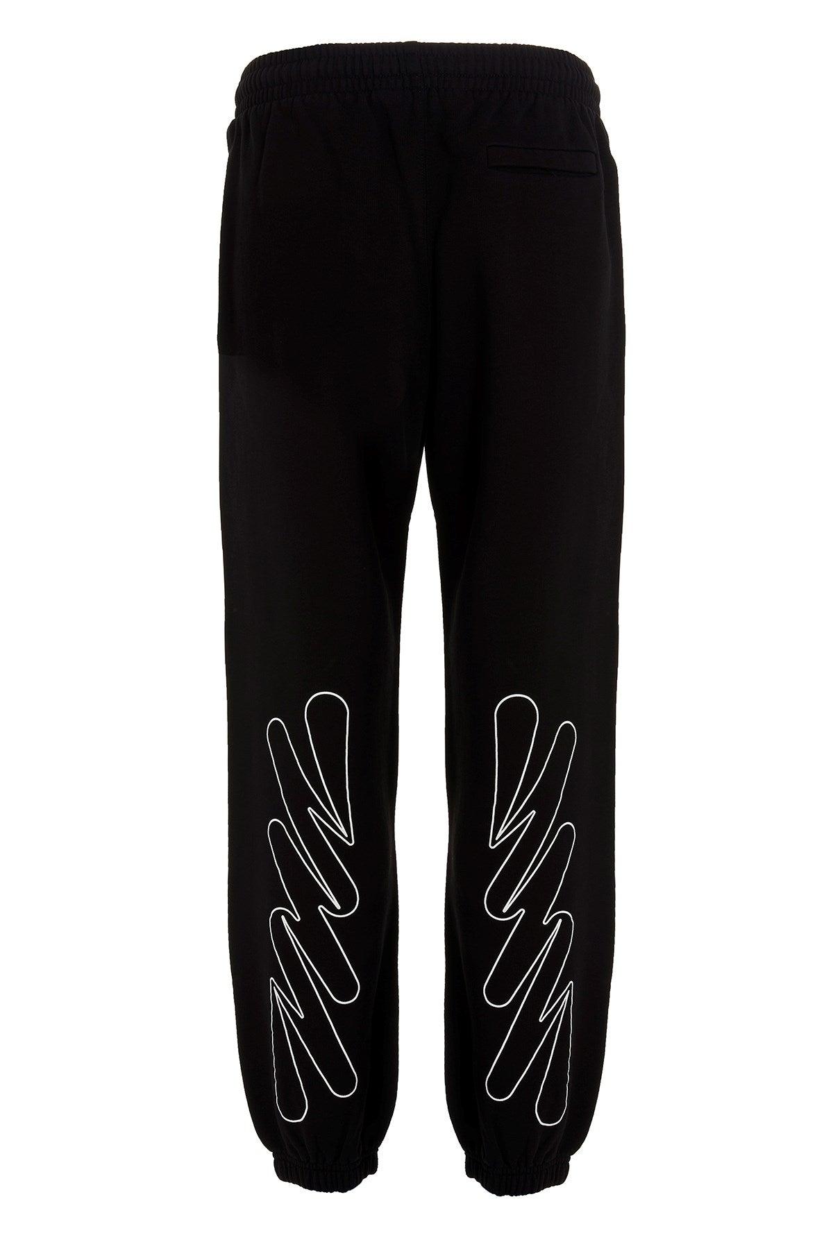 Off-White c/o Virgil Abloh 'wave Outl Diagonal' joggers in Black for ...