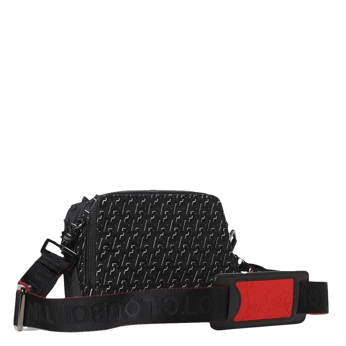 Loubilab Spike Shoulder Bag in Black - Christian Louboutin