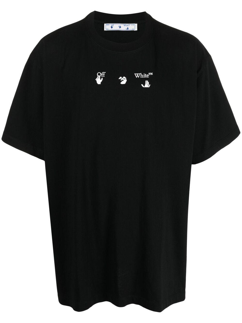 Off-White c/o Virgil Abloh Red Marker Over T-shirt Black for Men