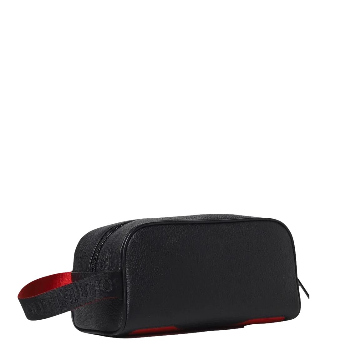 Christian Louboutin Blaster Beauty Case In Grained Leather in