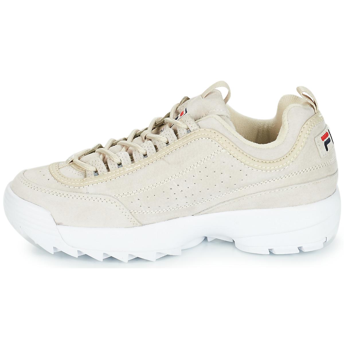 fila trainers beige