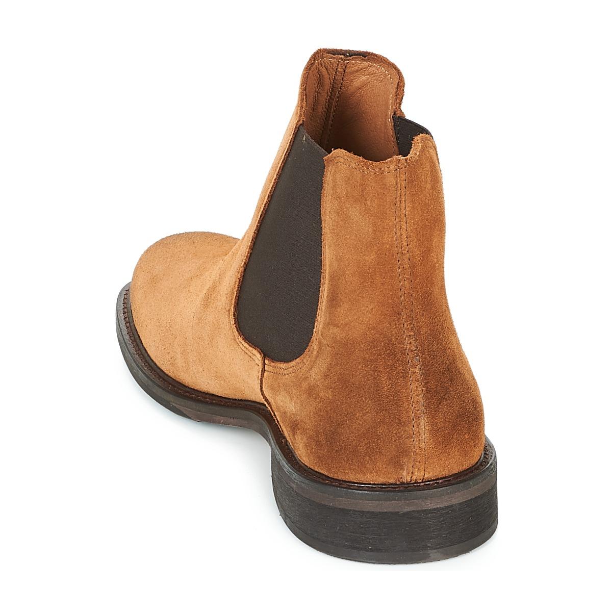 SELECTED Baxter Chelsea Suede Boot Mid Boots in Brown for Men Lyst