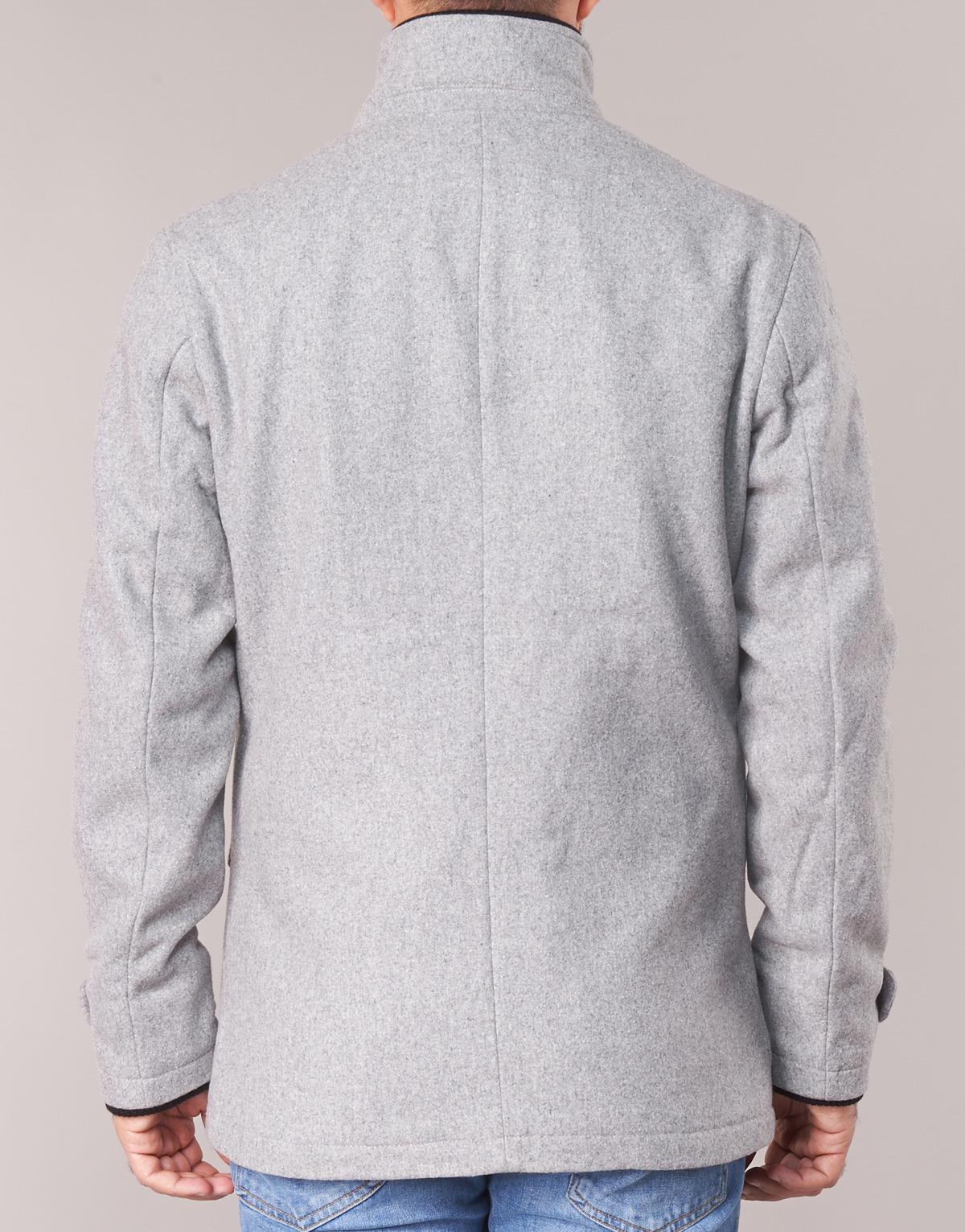 Jack & Jones Joe Core Coat in Grey (Grey) for Men - Lyst