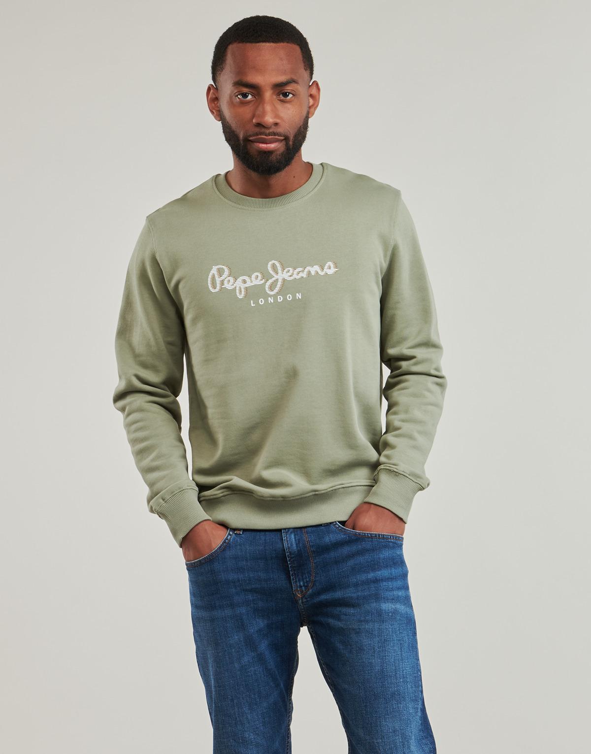 Pepe Jeans Sweatshirt Saul Crew in Green for Men Lyst UK