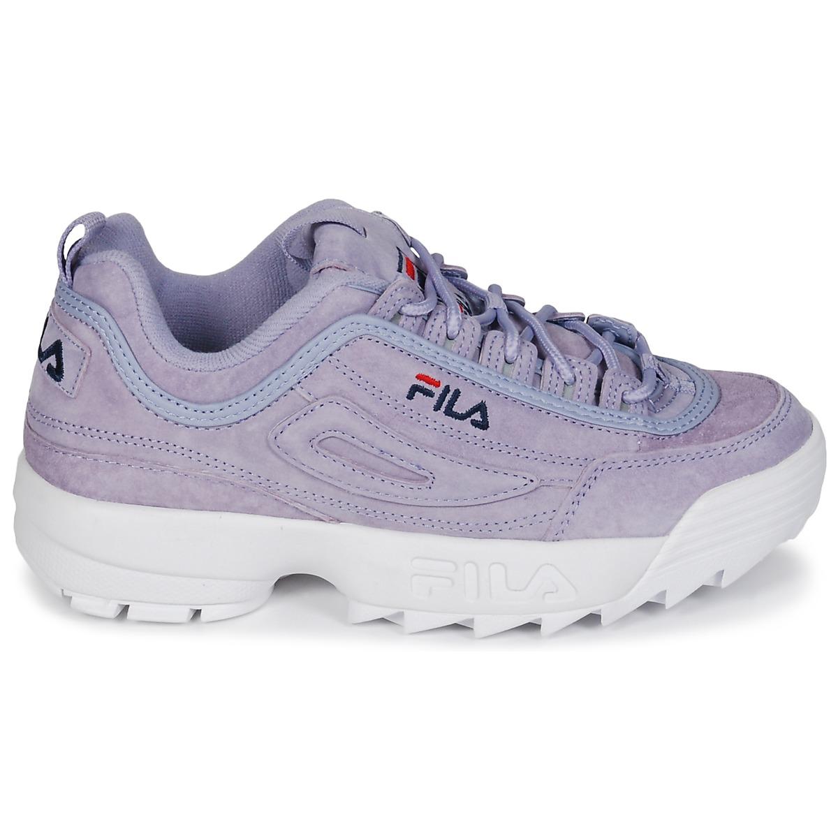 Fila Disruptor Low Wmn Shoes (trainers) in Purple - Lyst