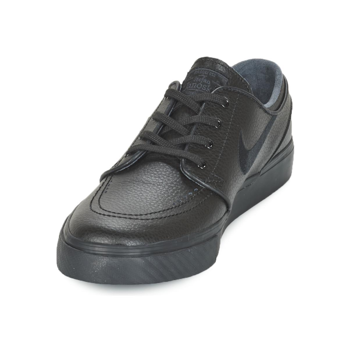 nike sb janoski leather black