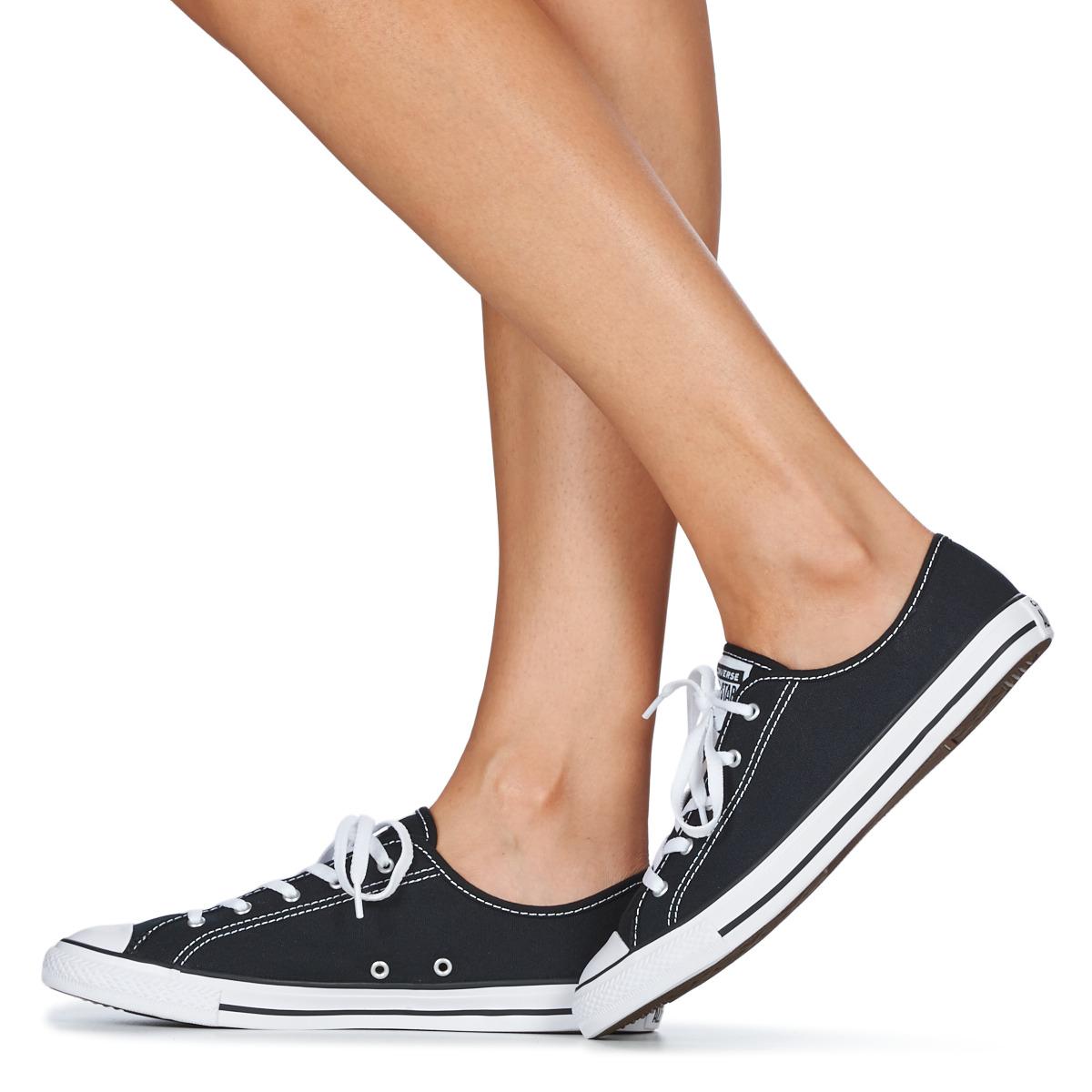 Converse Chuck Taylor All Star Dainty Gs Canvas Ox Shoes (trainers) in  Black | Lyst UK