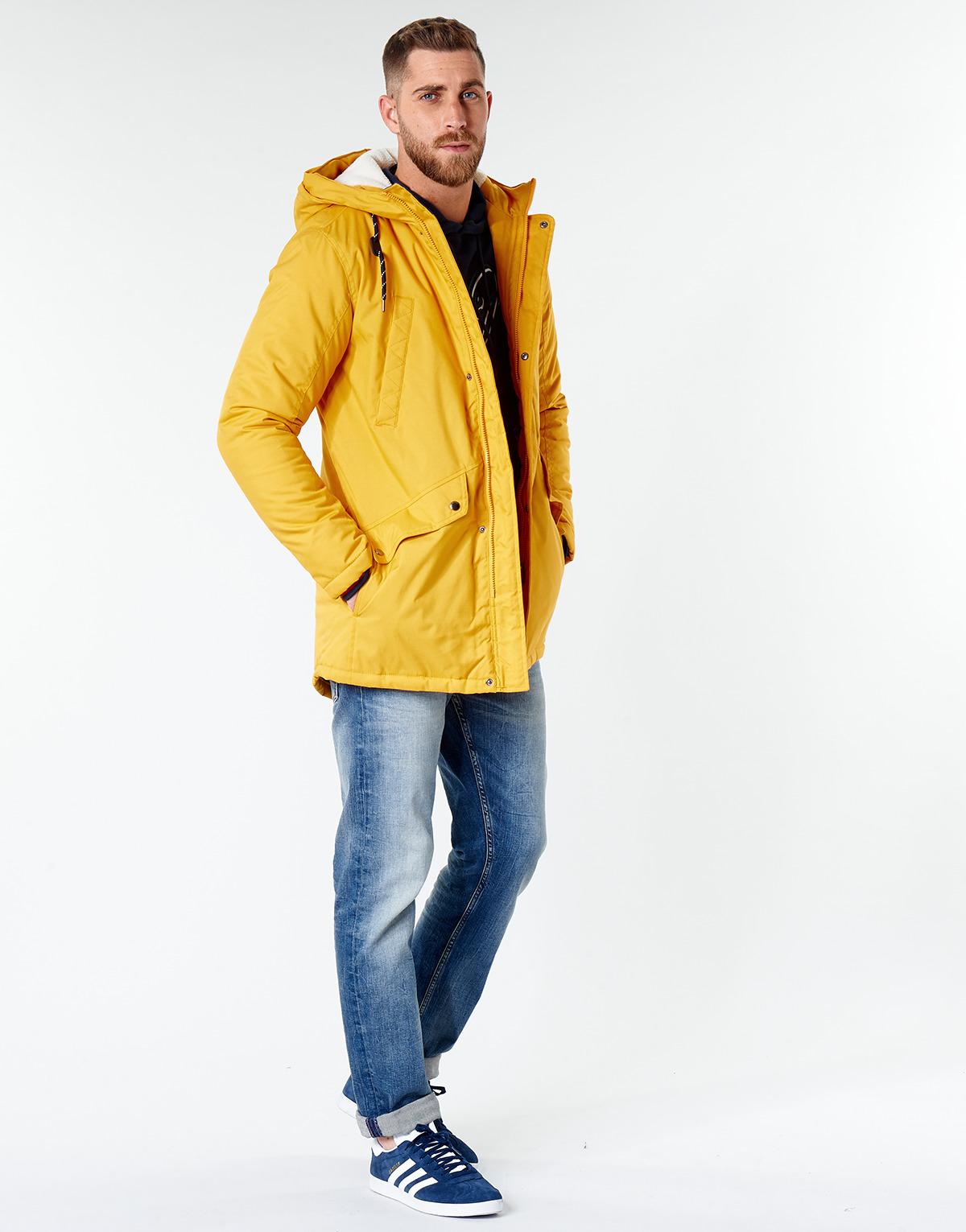 Jack & Jones Jack Jones Jorkevin Parka in Yellow for Men - Lyst