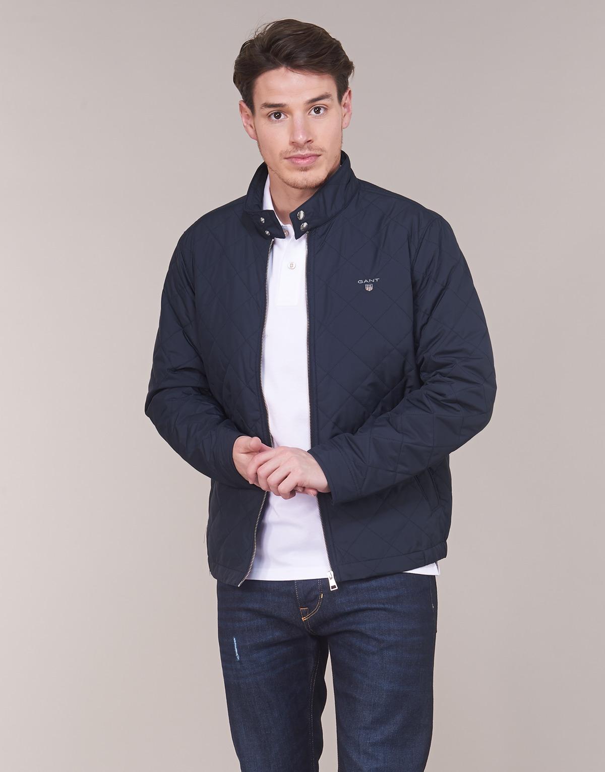 GANT The Quilted Windcheater Jacket in Blue for Men Lyst