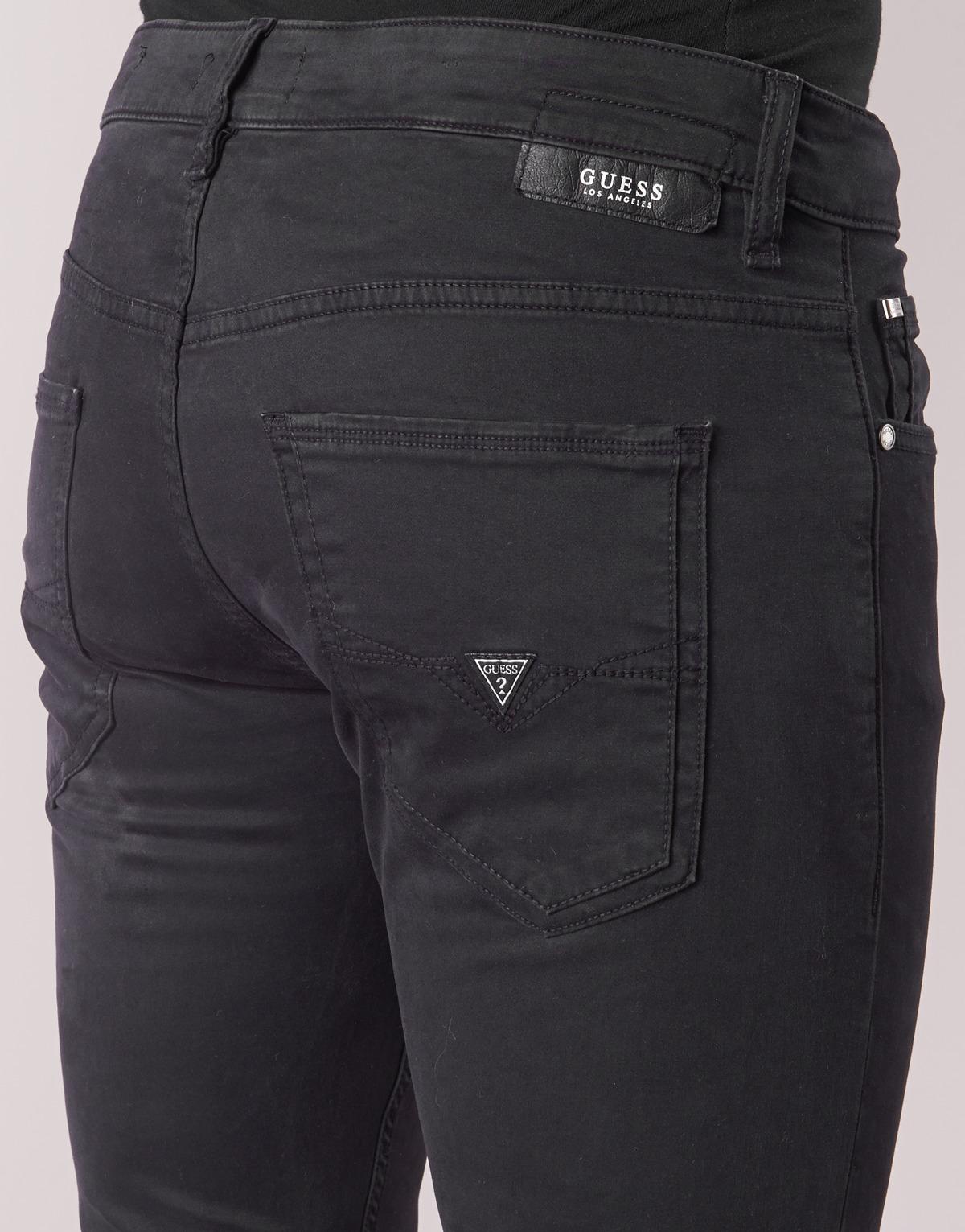 Guess Denim Miami Skinny Jeans in Black for Men - Lyst