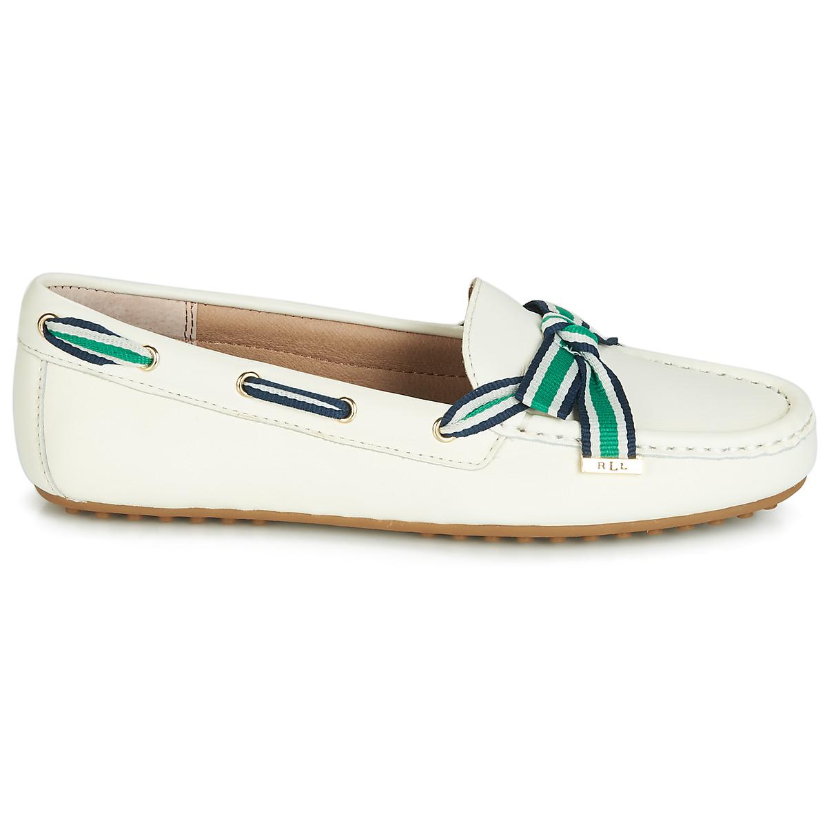 ralph lauren white loafers