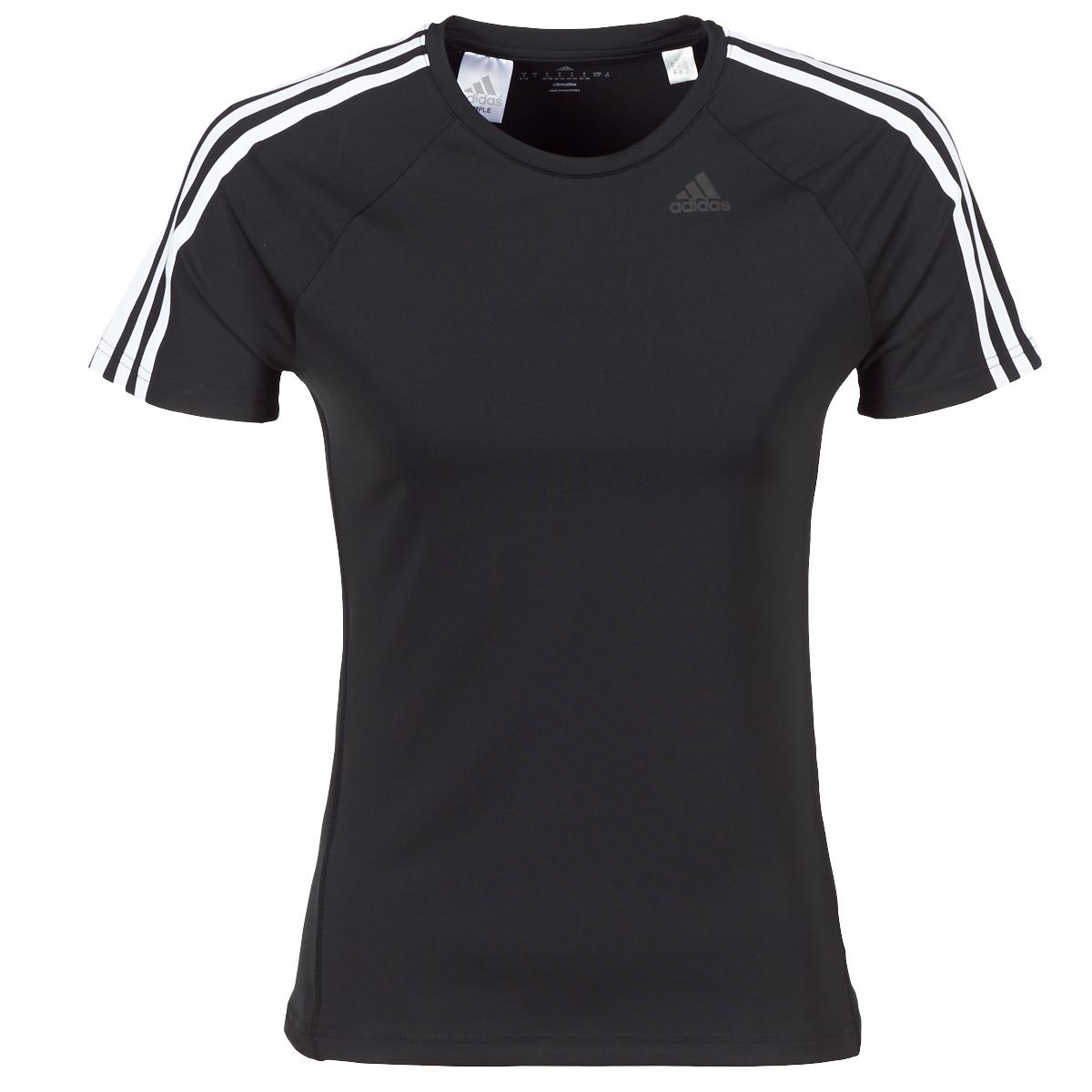 adidas D2m Tee 3s Women's T Shirt In Black Lyst