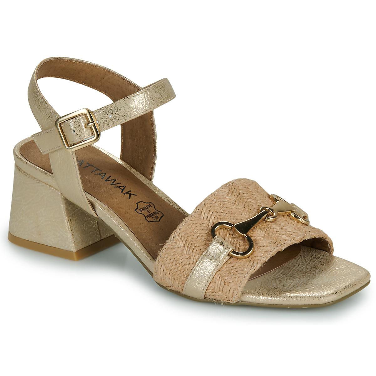 Chattawak Sandals Laura in Metallic Lyst UK