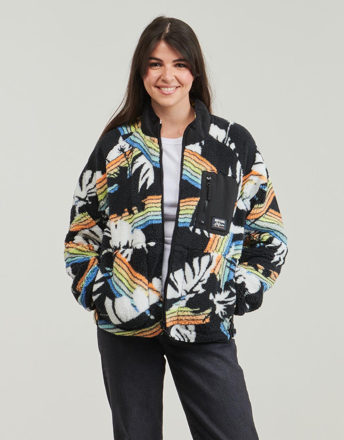 Rip Curl Fleece Jacket High Tide Hoffman Polar Fleece in Green