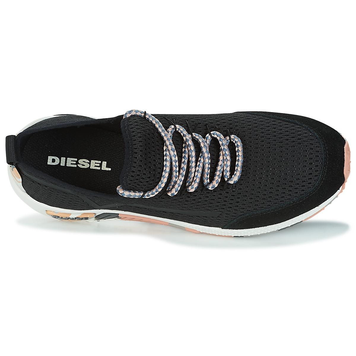 diesel black trainers