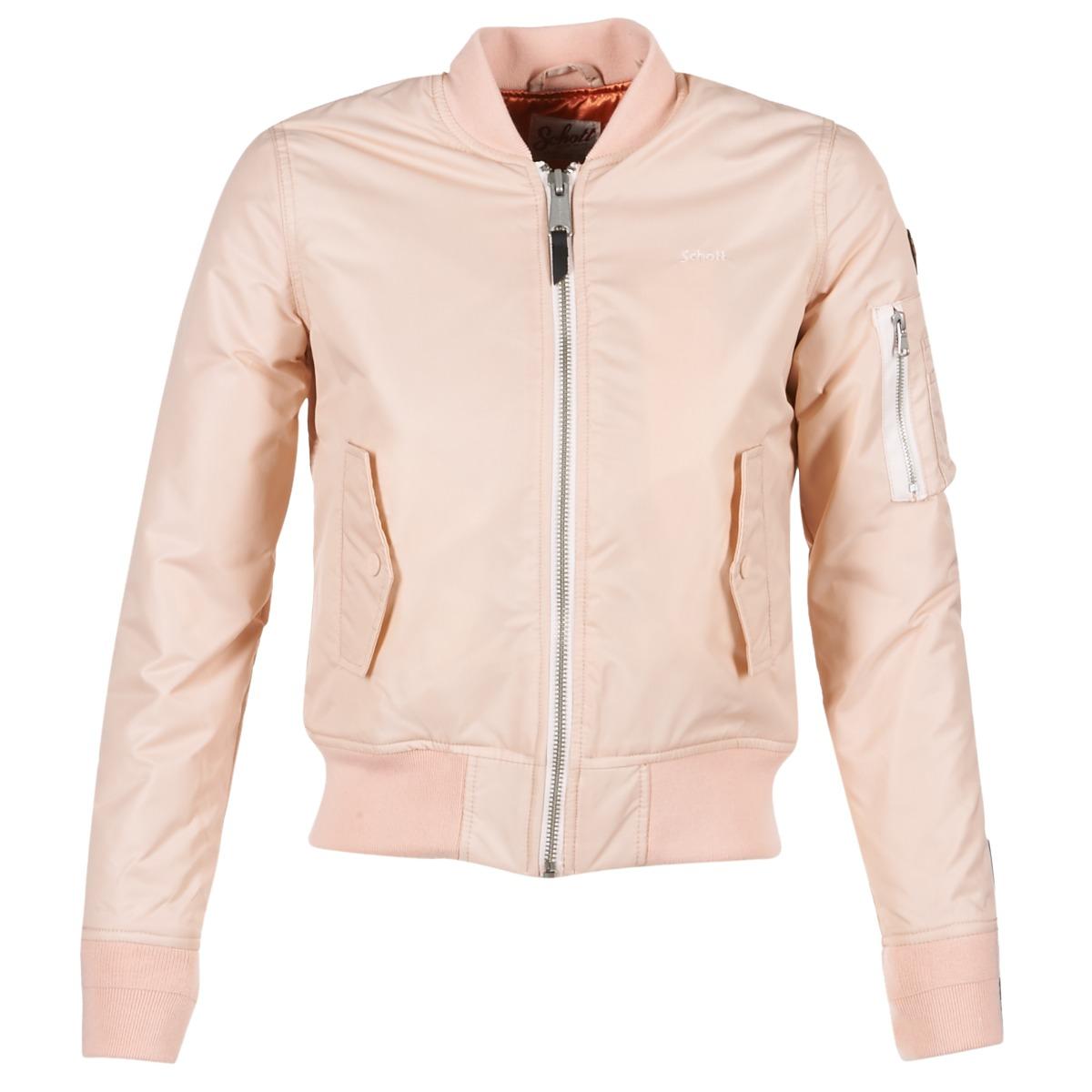 Schott Nyc Bomber By Jacket in Pink - Save 36% - Lyst