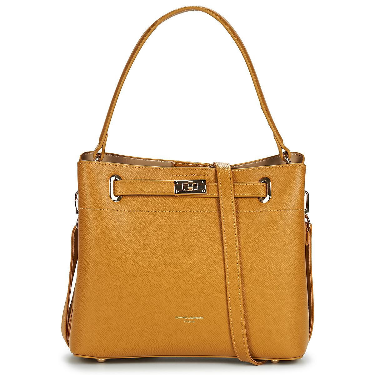 Handbag DAVID JONES Brown in Synthetic - 20795088