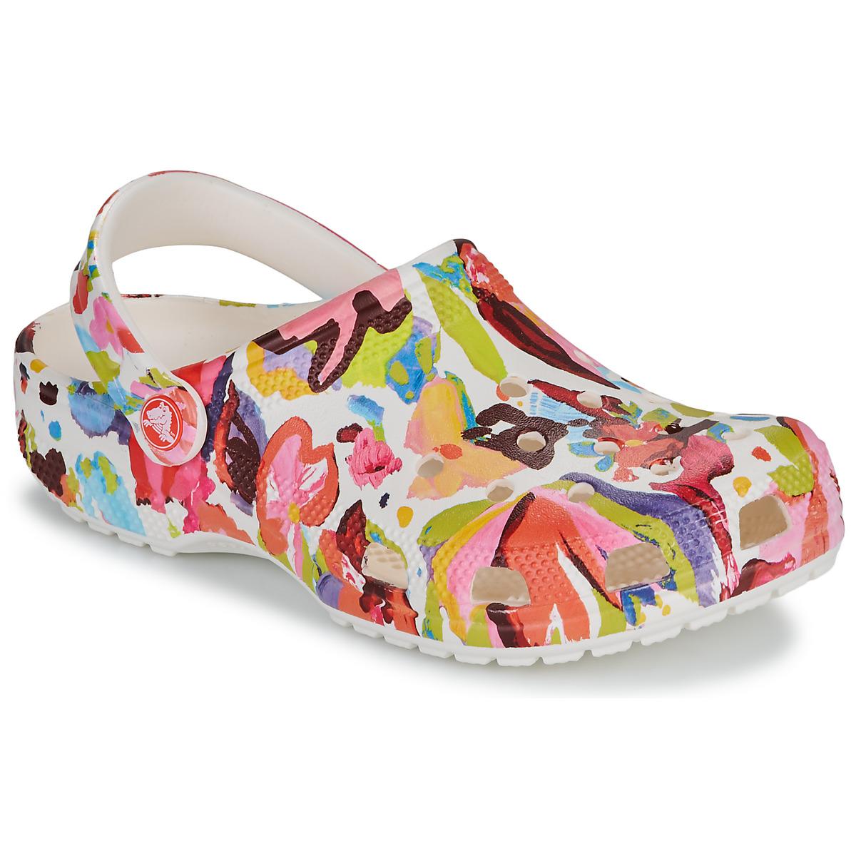 Crocs™ Clogs (shoes) Classic Painted Floral Clog in Red Lyst UK