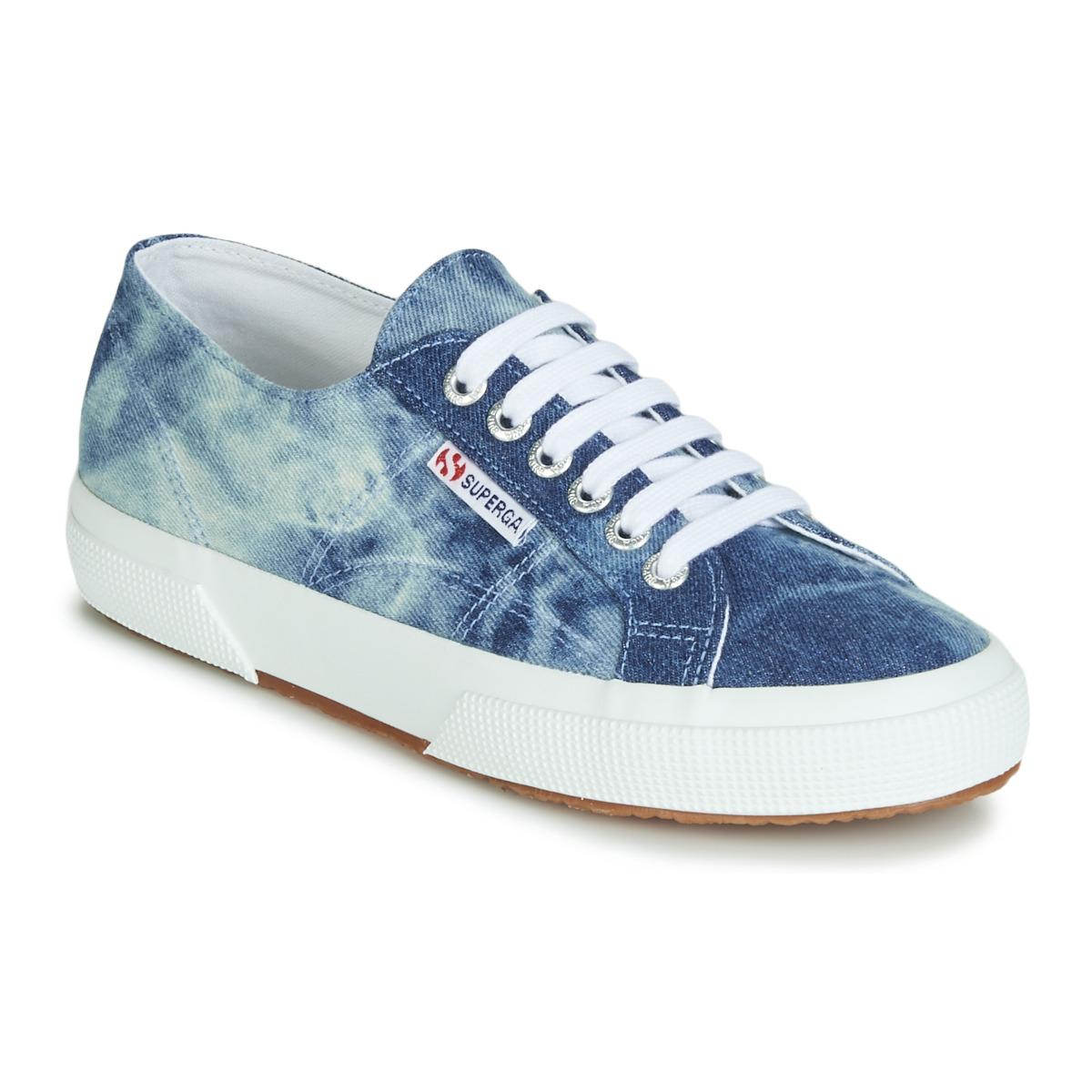 superga blue trainers